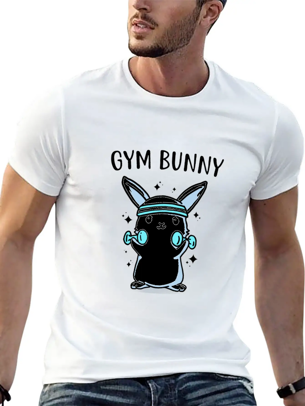 Gym Bunny Weight Lifting Gift Classic Fit Graphic Tee For Daily Comfort – Unisex Cotton Shirt