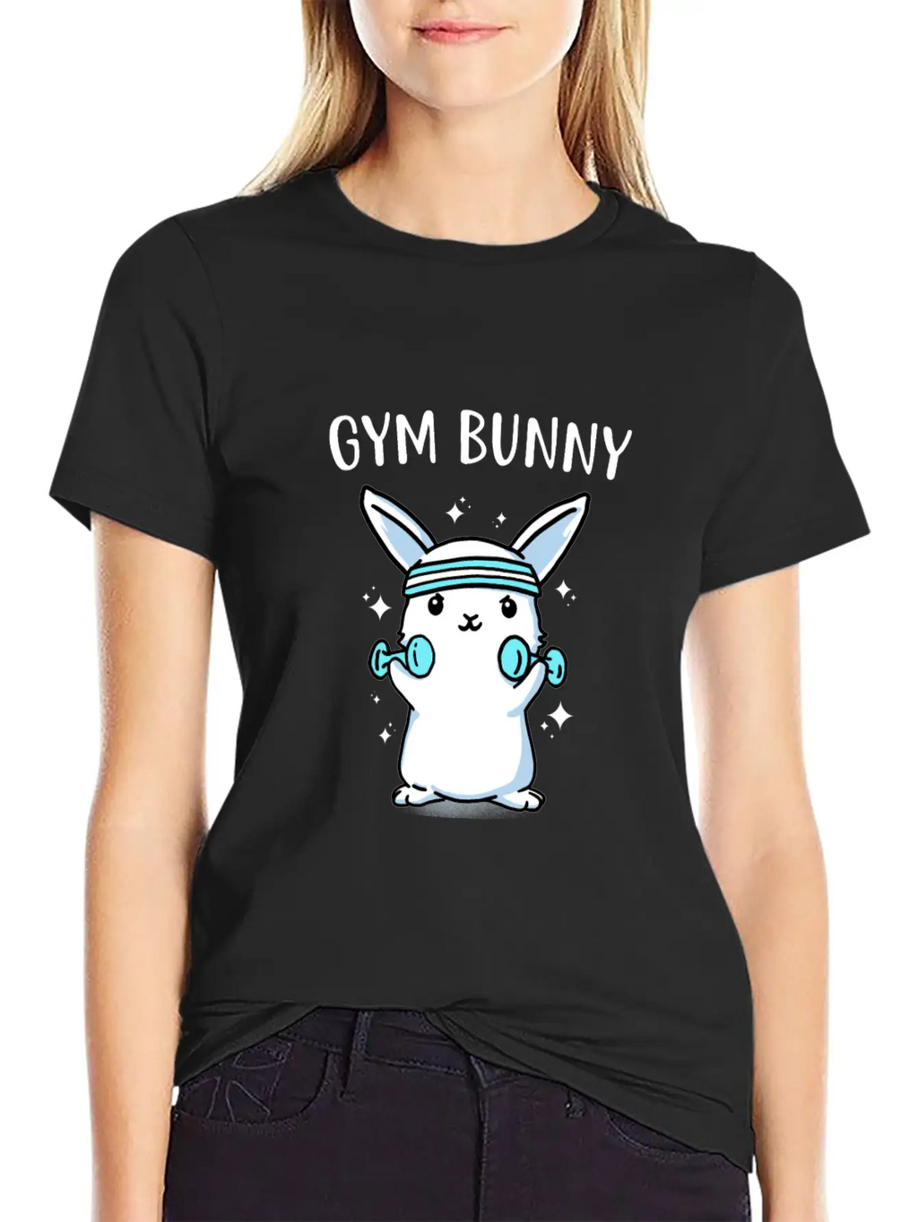 Gym Bunny Weight Lifting Gift Classic Fit Graphic Tee For Daily Comfort – Unisex Cotton Shirt