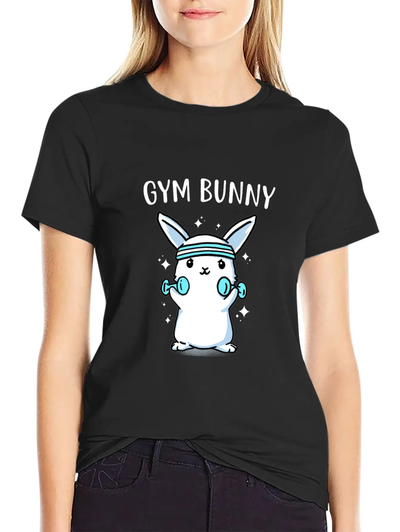 Gym Bunny Weight Lifting Gift Classic Fit Graphic Tee For Daily Comfort – Unisex Cotton Shirt