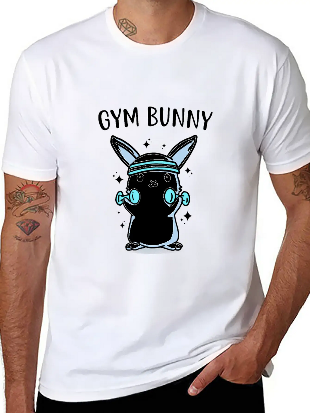 Gym Bunny Weight Lifting Gift Classic Fit Graphic Tee For Daily Comfort – Unisex Cotton Shirt