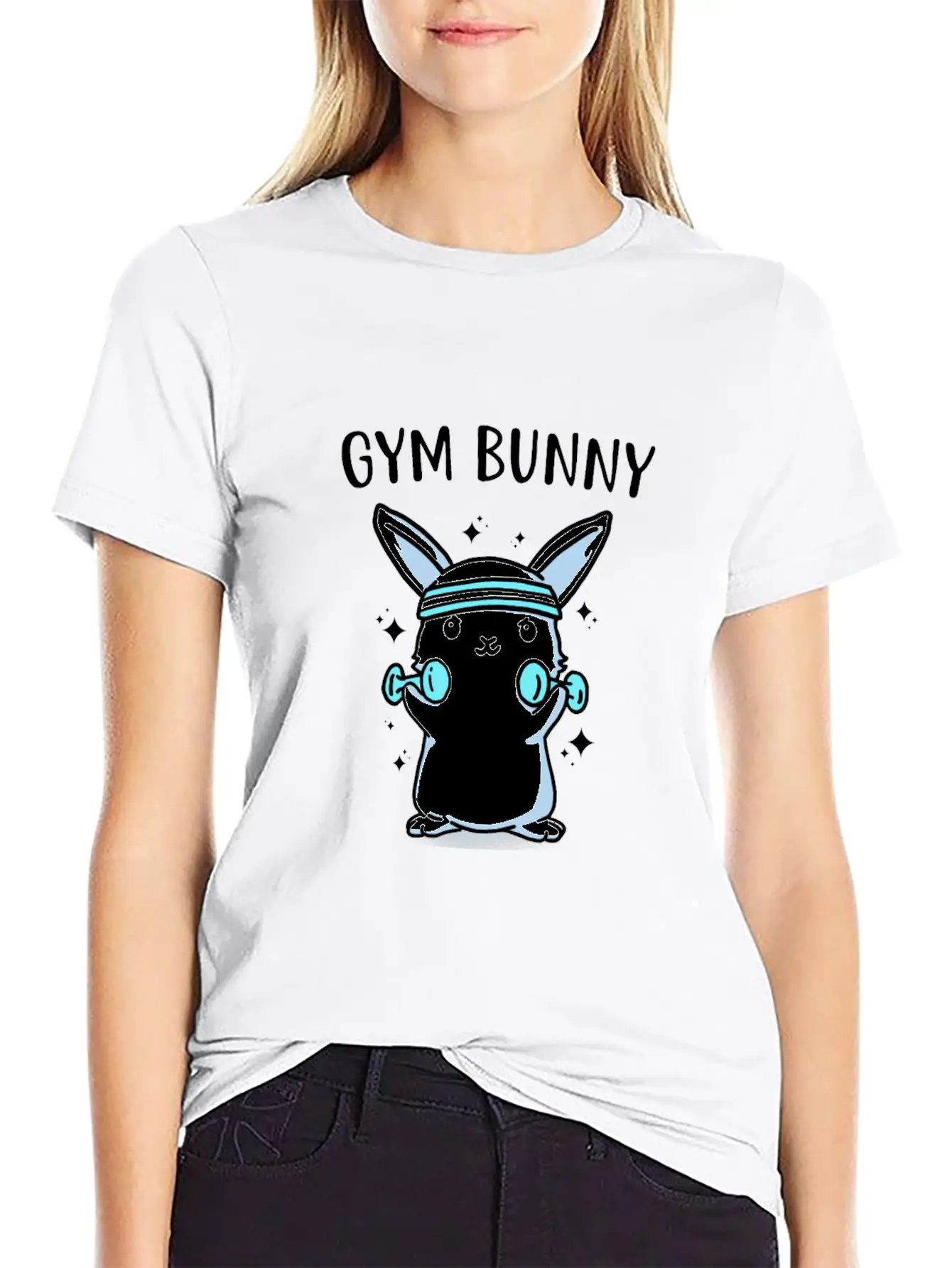 Gym Bunny Weight Lifting Gift Classic Fit Graphic Tee For Daily Comfort – Unisex Cotton Shirt