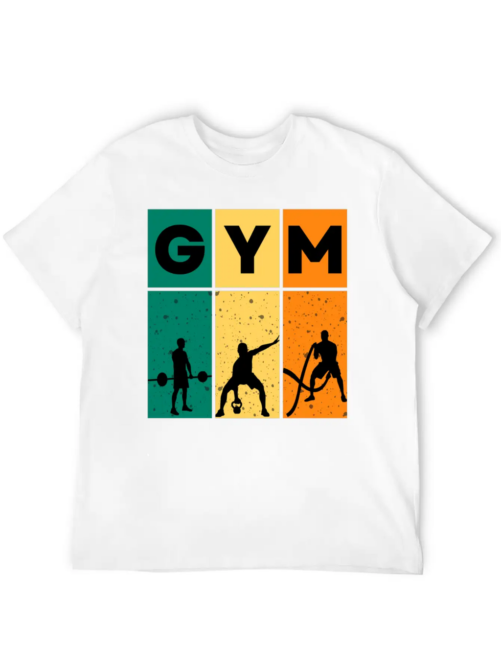 Gym – Gym & Workout Motivation Unisex Short Sleeve Soft Cotton T-Shirt – Casual Everyday Wear