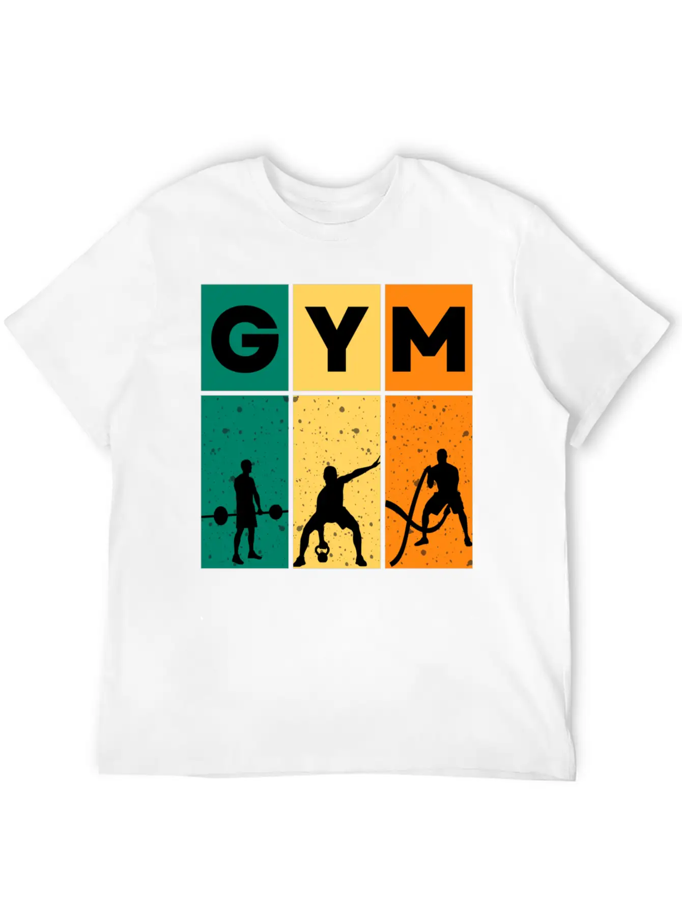 Gym – Gym & Workout Motivation Unisex Short Sleeve Soft Cotton T-Shirt – Casual Everyday Wear