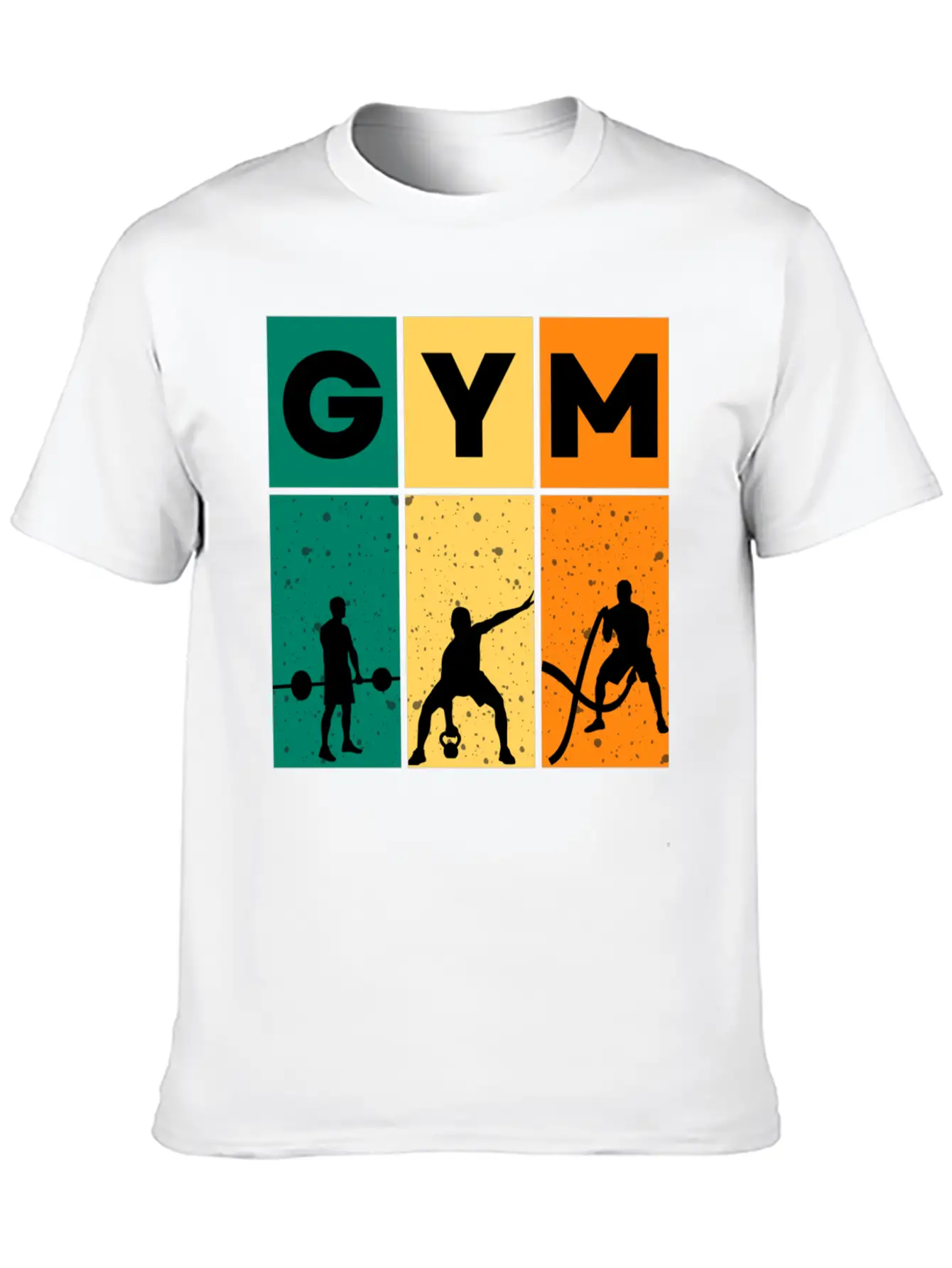 Gym – Gym & Workout Motivation Unisex Short Sleeve Soft Cotton T-Shirt – Casual Everyday Wear