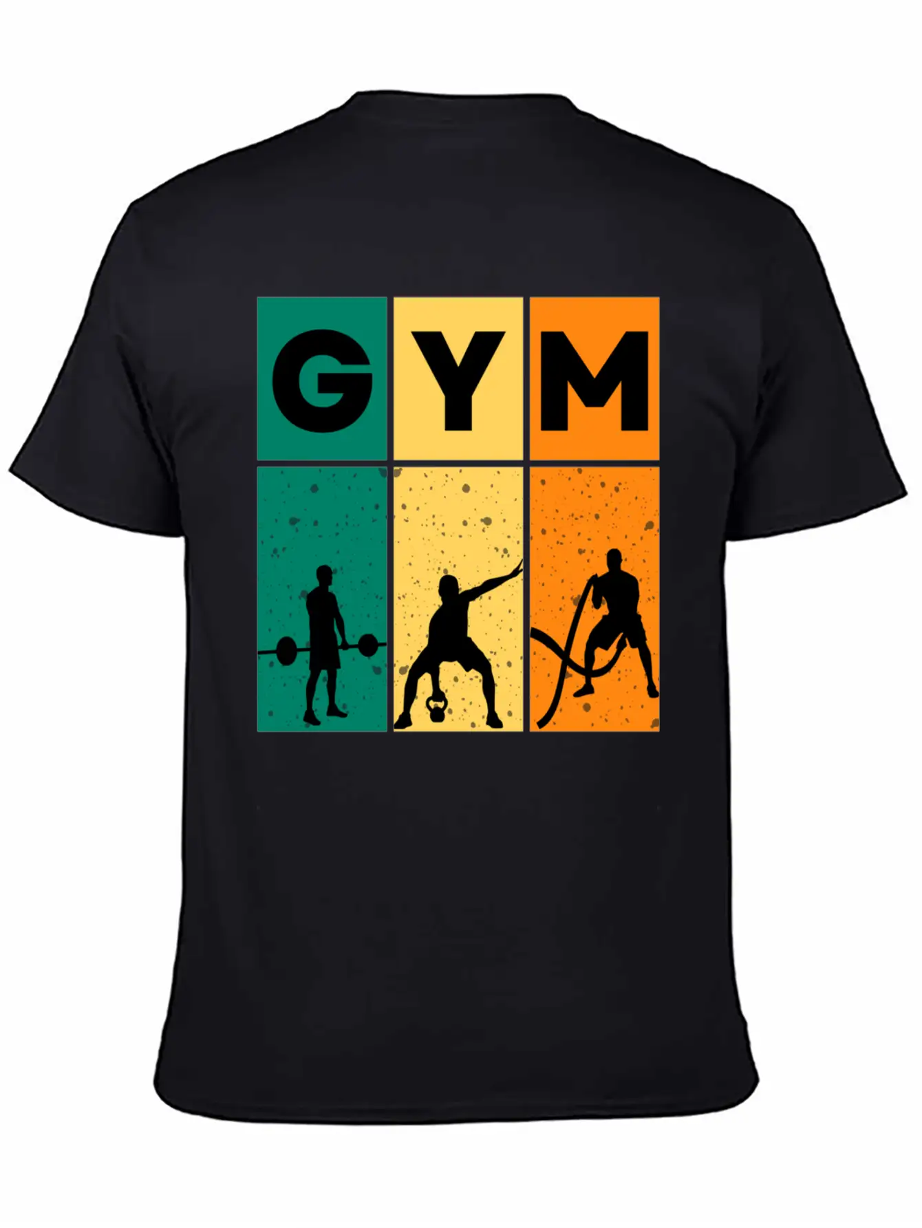 Gym – Gym & Workout Motivation Unisex Short Sleeve Soft Cotton T-Shirt – Casual Everyday Wear