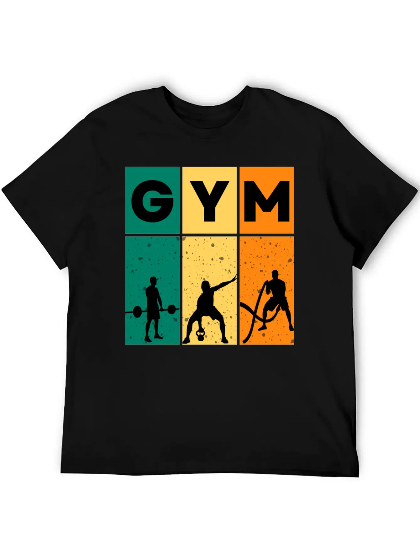 Gym – Gym & Workout Motivation Unisex Short Sleeve Soft Cotton T-Shirt – Casual Everyday Wear