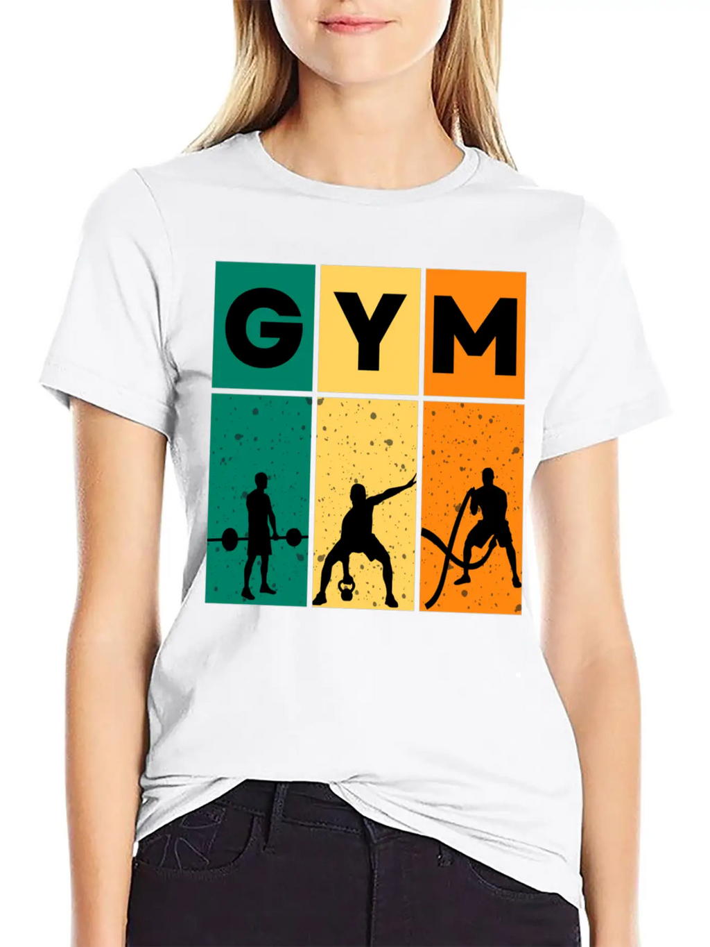 Gym – Gym & Workout Motivation Unisex Short Sleeve Soft Cotton T-Shirt – Casual Everyday Wear