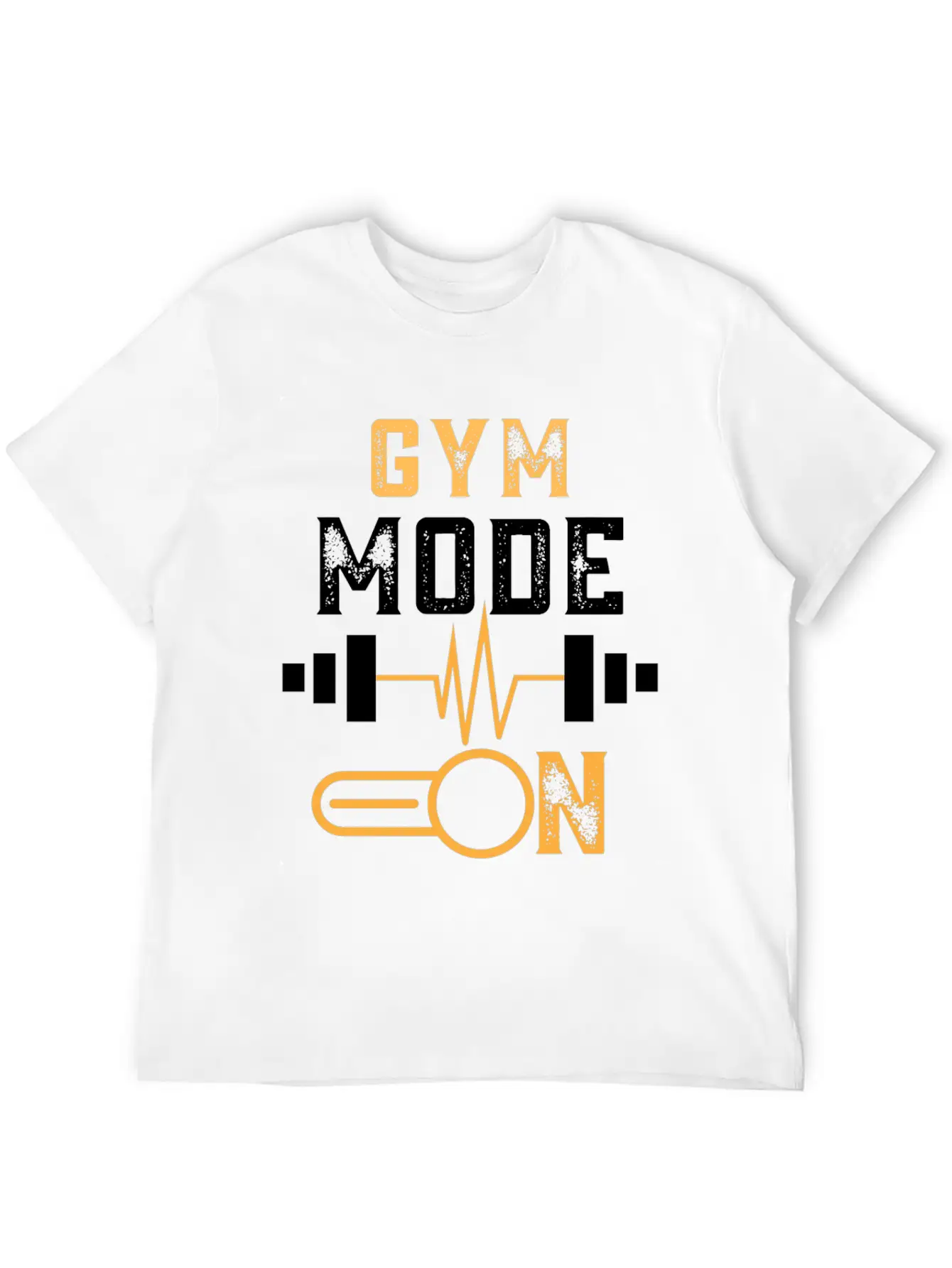 Gym Mode On Unisex Casual T-Shirt – Clean Design For Daily Comfort