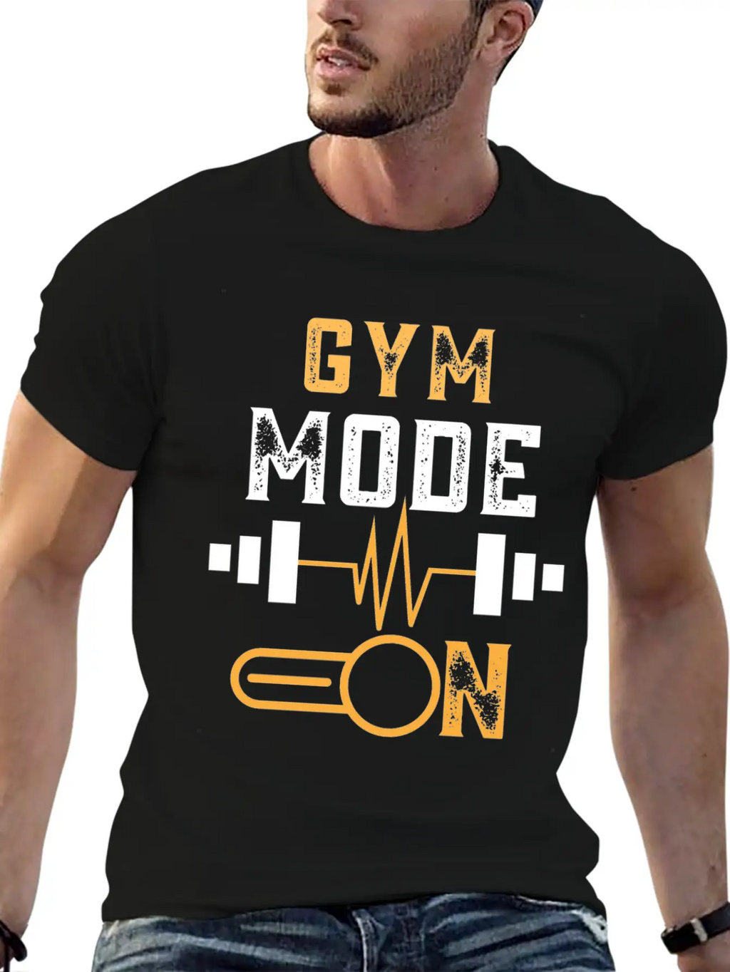 Gym Mode On Unisex Casual T-Shirt – Clean Design For Daily Comfort