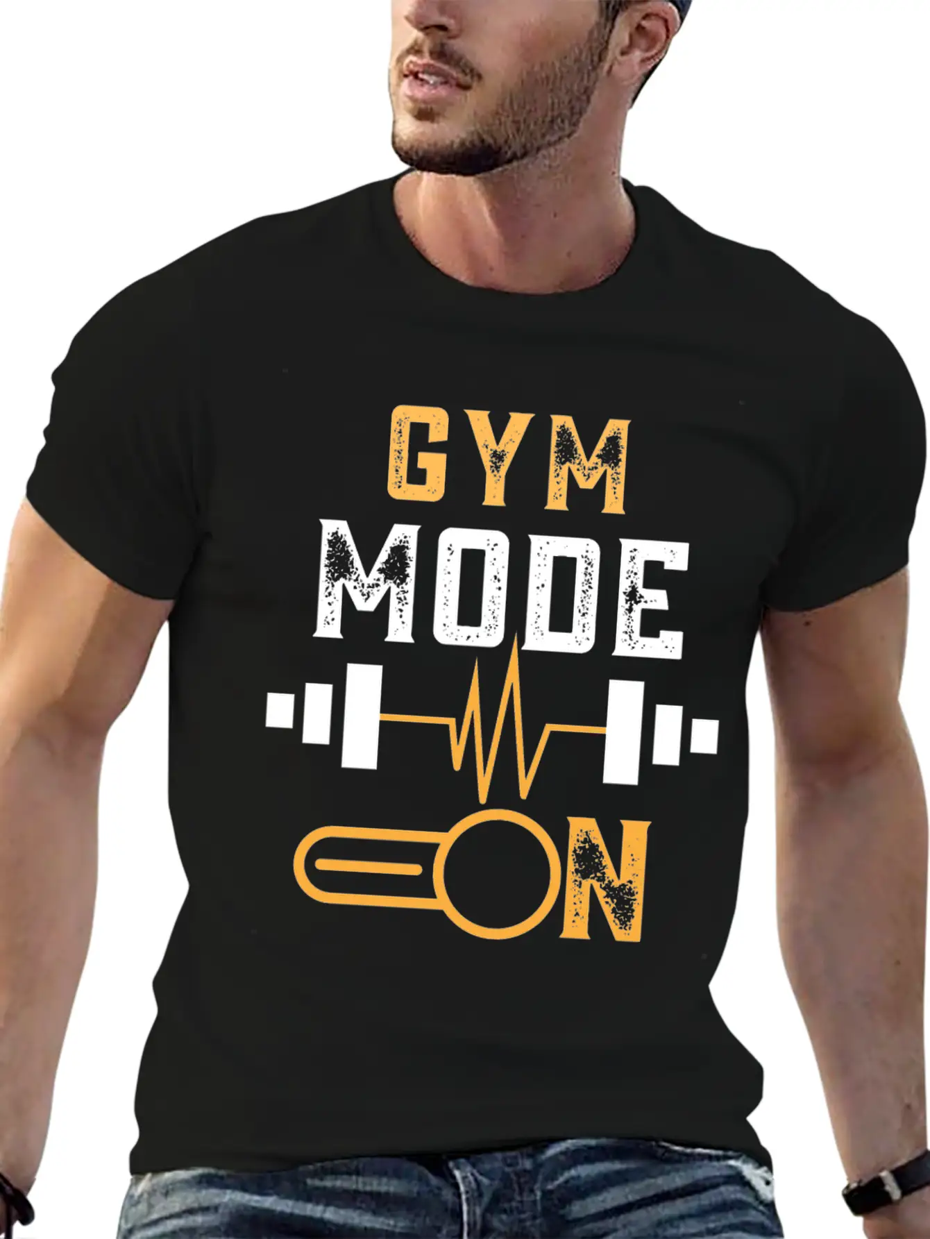 Gym Mode On Unisex Casual T-Shirt – Clean Design For Daily Comfort