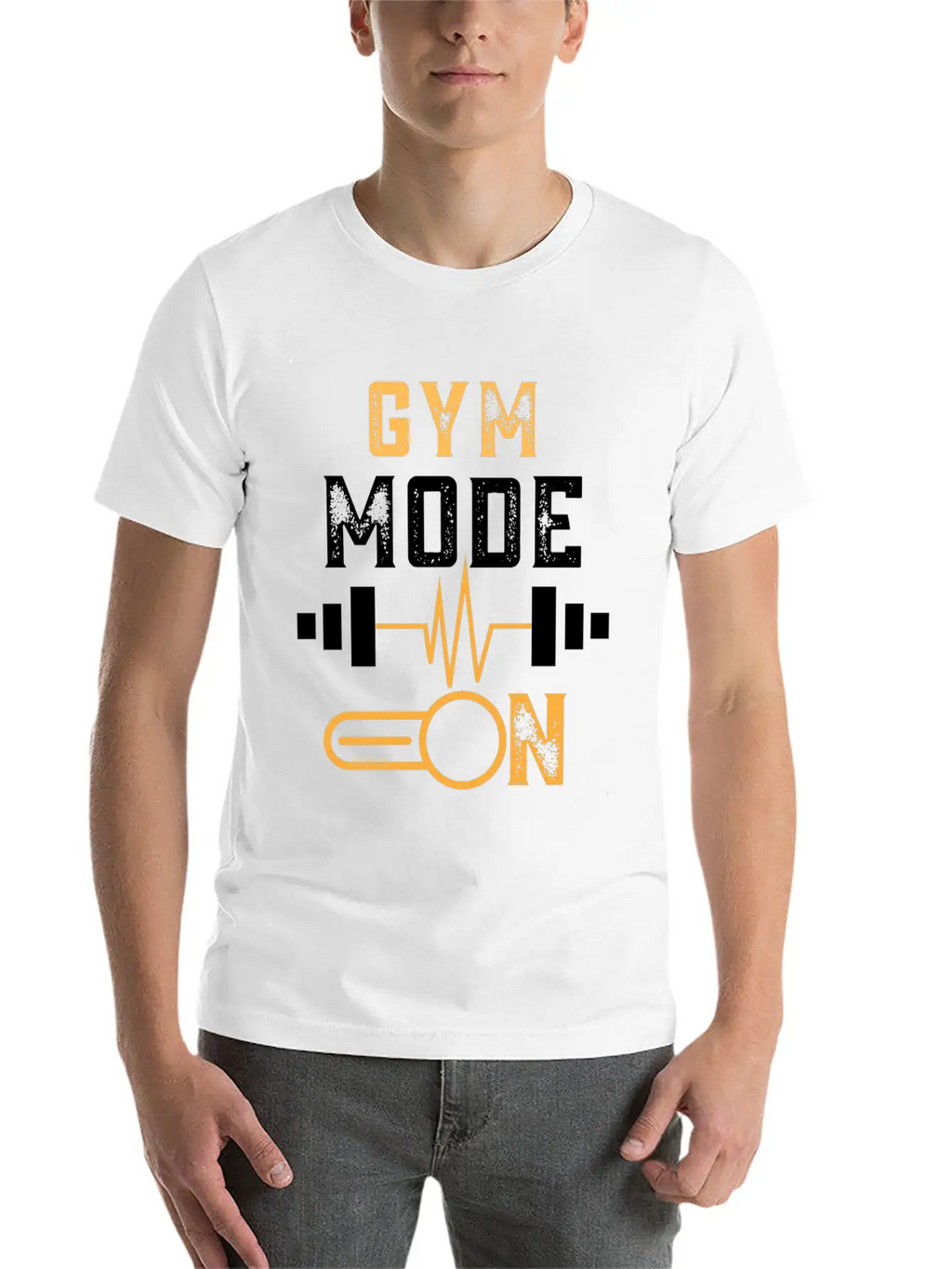 Gym Mode On Unisex Casual T-Shirt – Clean Design For Daily Comfort
