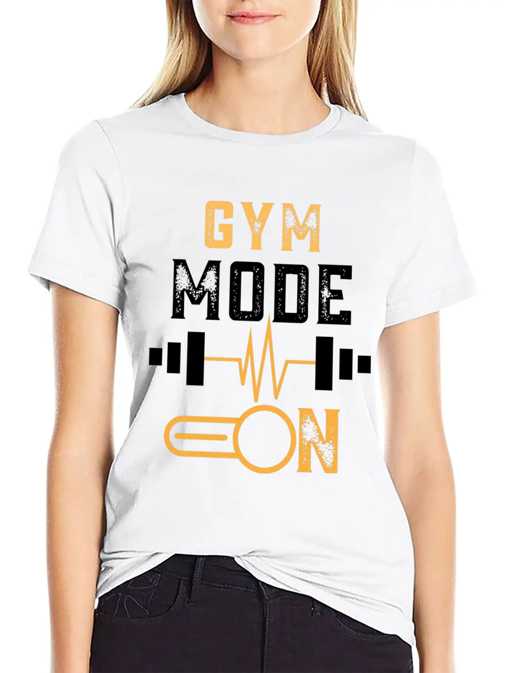 Gym Mode On Unisex Casual T-Shirt – Clean Design For Daily Comfort