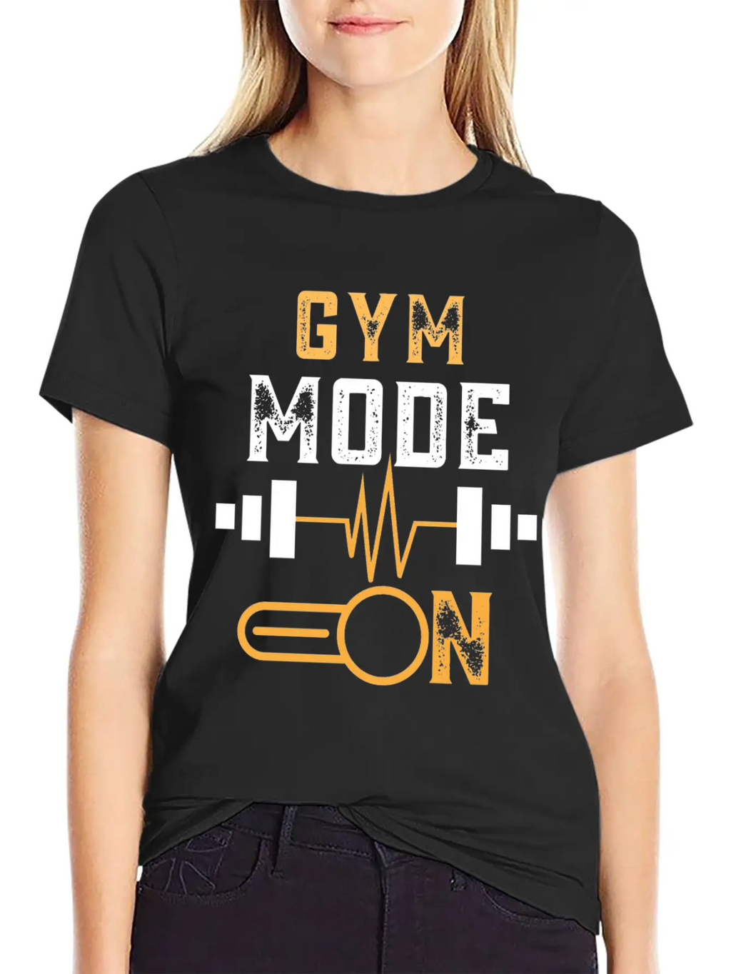 Gym Mode On Unisex Casual T-Shirt – Clean Design For Daily Comfort
