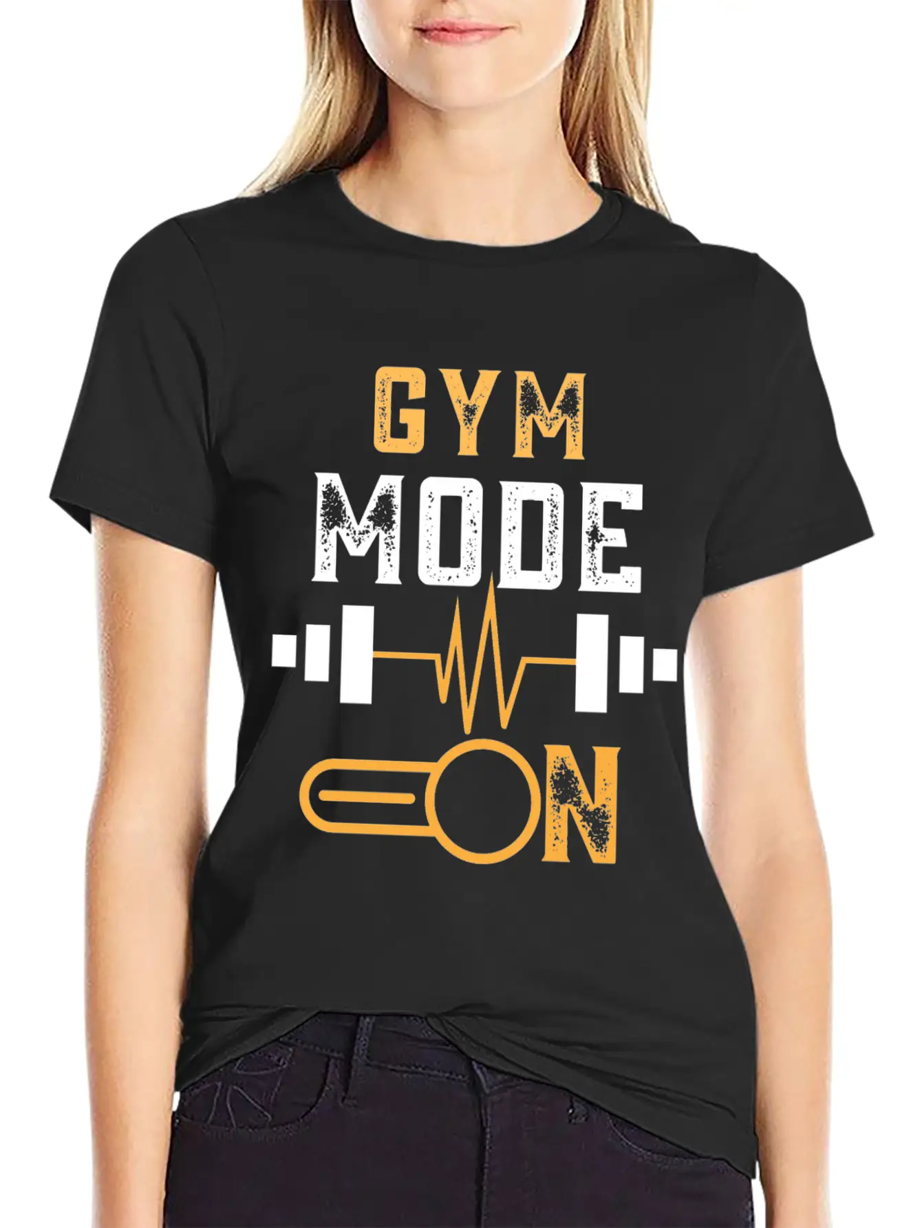 Gym Mode On Unisex Casual T-Shirt – Clean Design For Daily Comfort