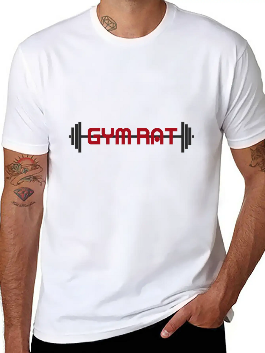 Gym Rat Stylish Everyday T-Shirt – Unisex Basic Cotton Tee