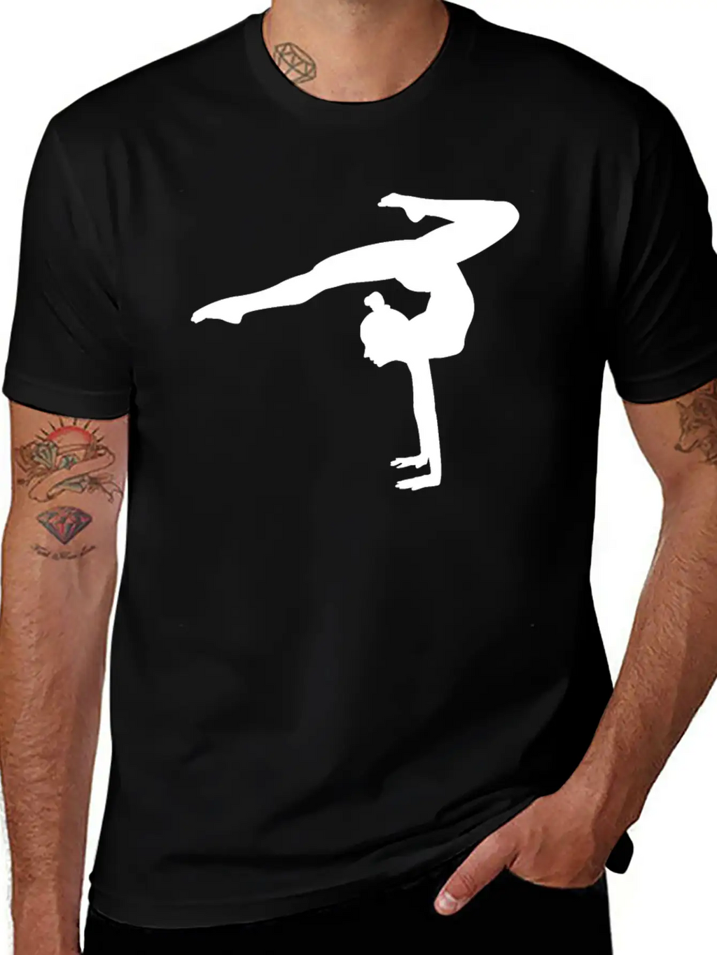 Gymnastic Gymnast Gift Women Ladies Girls Stylish Everyday T-Shirt – Unisex Basic Cotton Tee