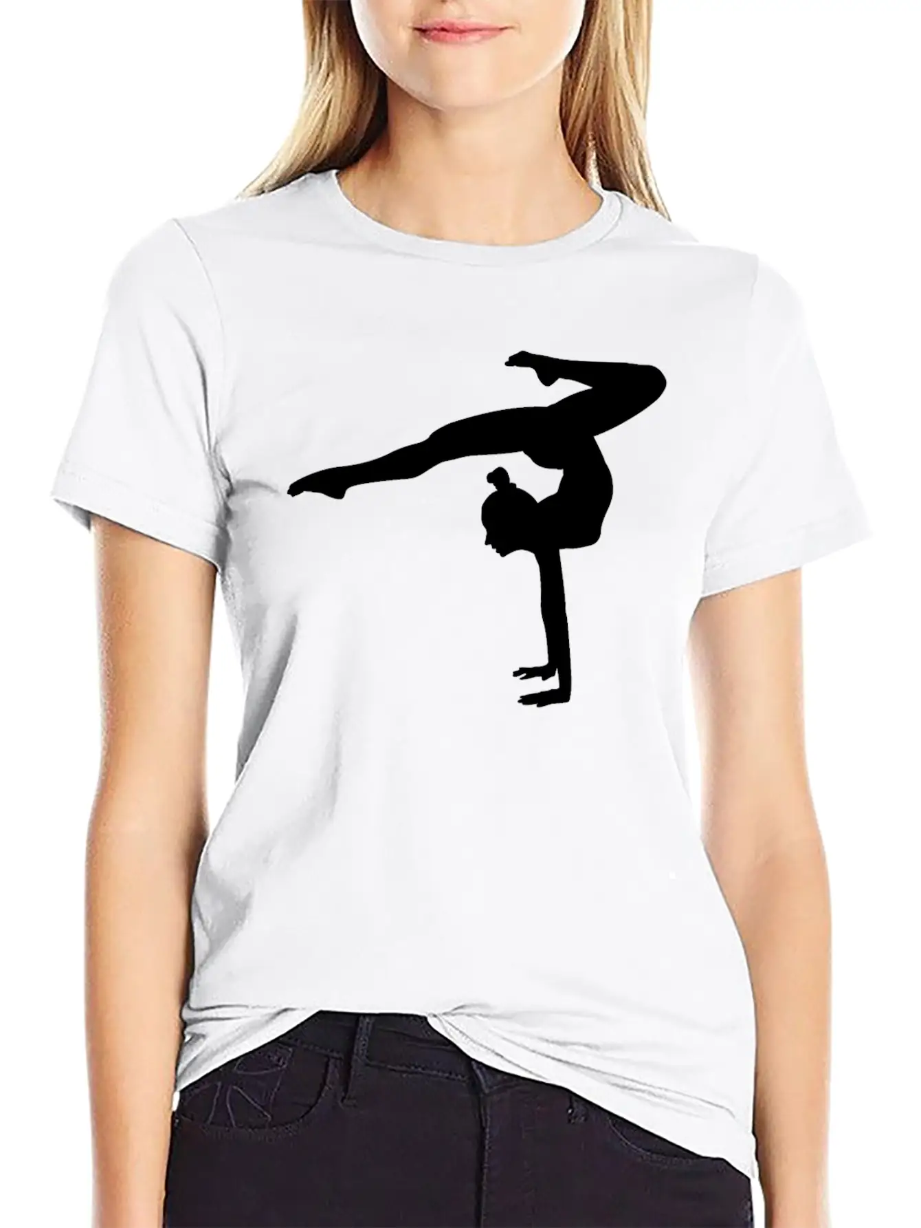 Gymnastic Gymnast Gift Women Ladies Girls Stylish Everyday T-Shirt – Unisex Basic Cotton Tee