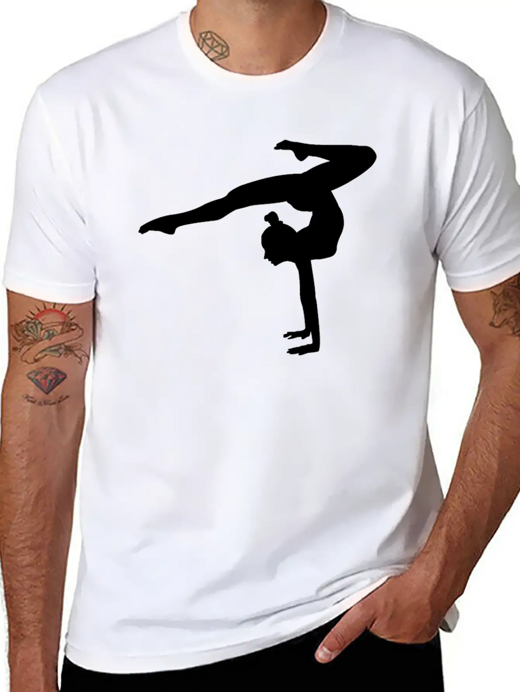 Gymnastic Gymnast Gift Women Ladies Girls Stylish Everyday T-Shirt – Unisex Basic Cotton Tee