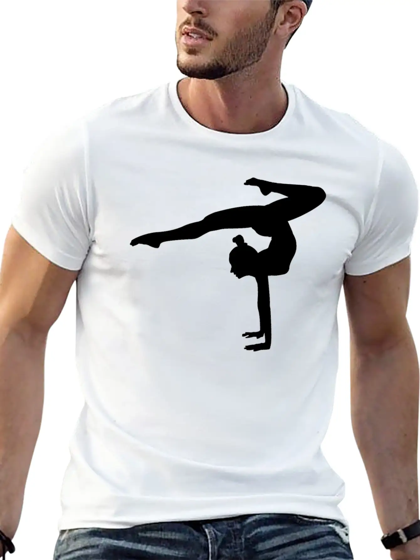 Gymnastic Gymnast Gift Women Ladies Girls Stylish Everyday T-Shirt – Unisex Basic Cotton Tee