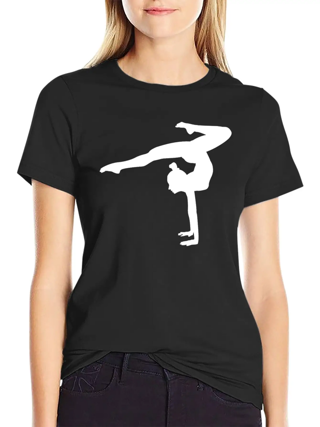 Gymnastic Gymnast Gift Women Ladies Girls Stylish Everyday T-Shirt – Unisex Basic Cotton Tee