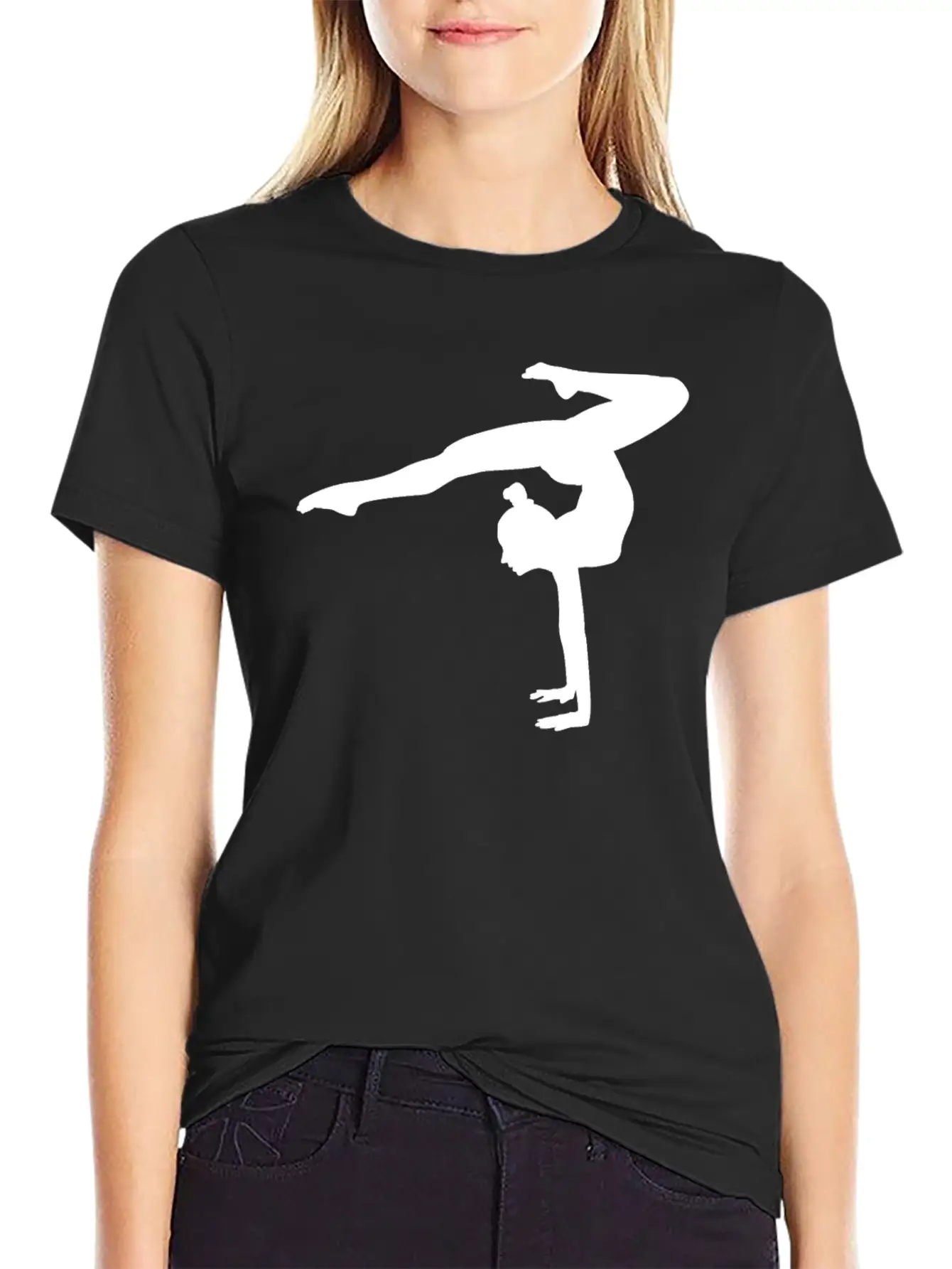 Gymnastic Gymnast Gift Women Ladies Girls Stylish Everyday T-Shirt – Unisex Basic Cotton Tee