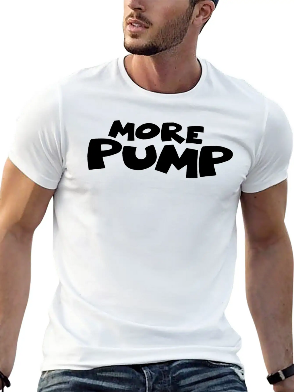Gymwear More Pump Essential Cotton Tee For Daily Outfits – Unisex Style