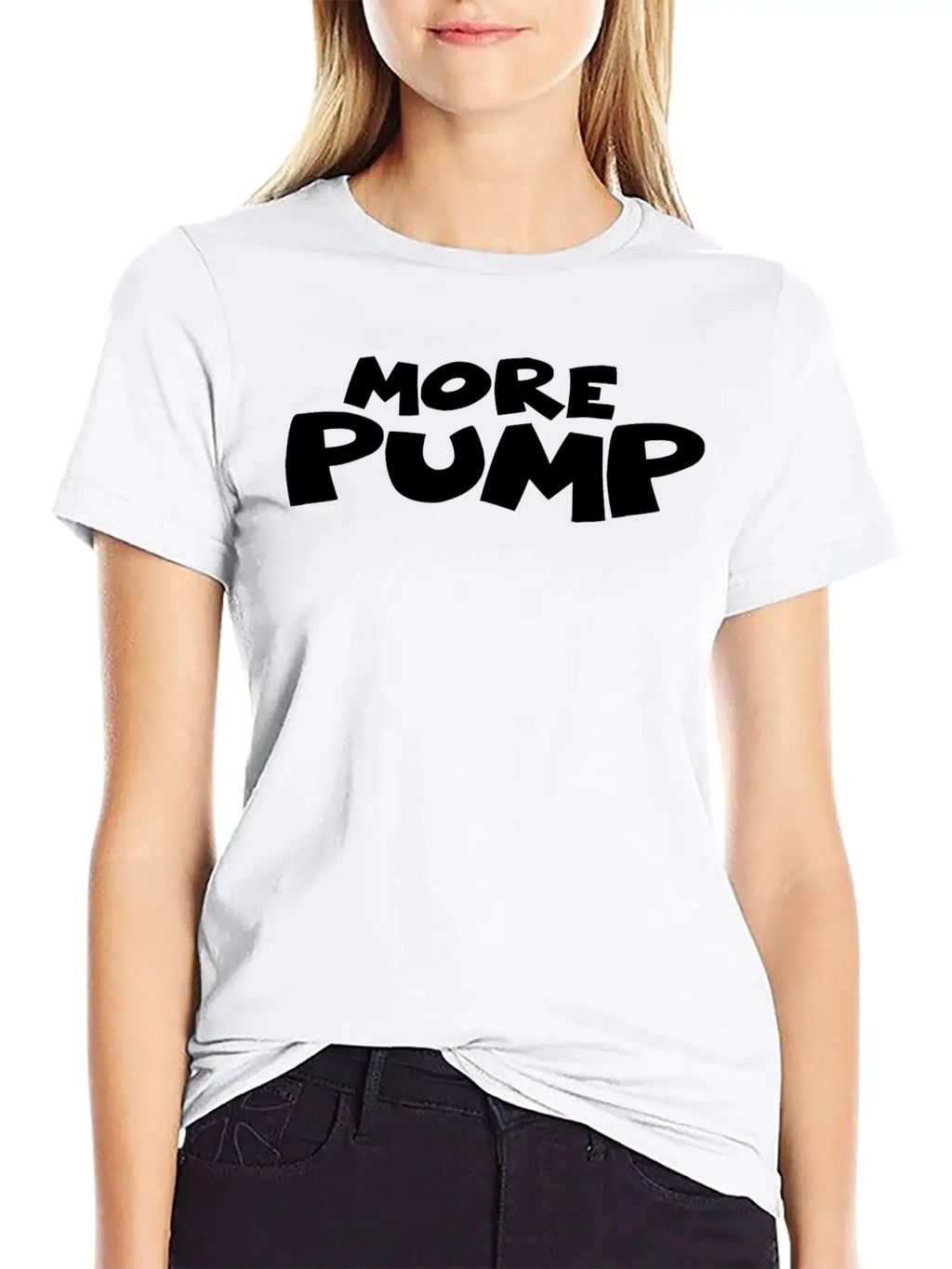 Gymwear More Pump Essential Cotton Tee For Daily Outfits – Unisex Style