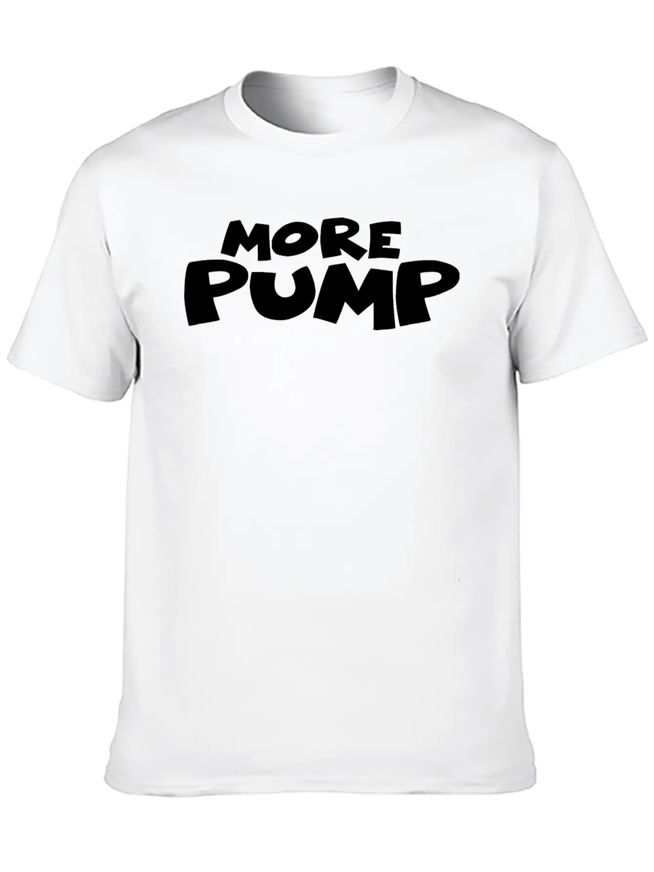 Gymwear More Pump Essential Cotton Tee For Daily Outfits – Unisex Style