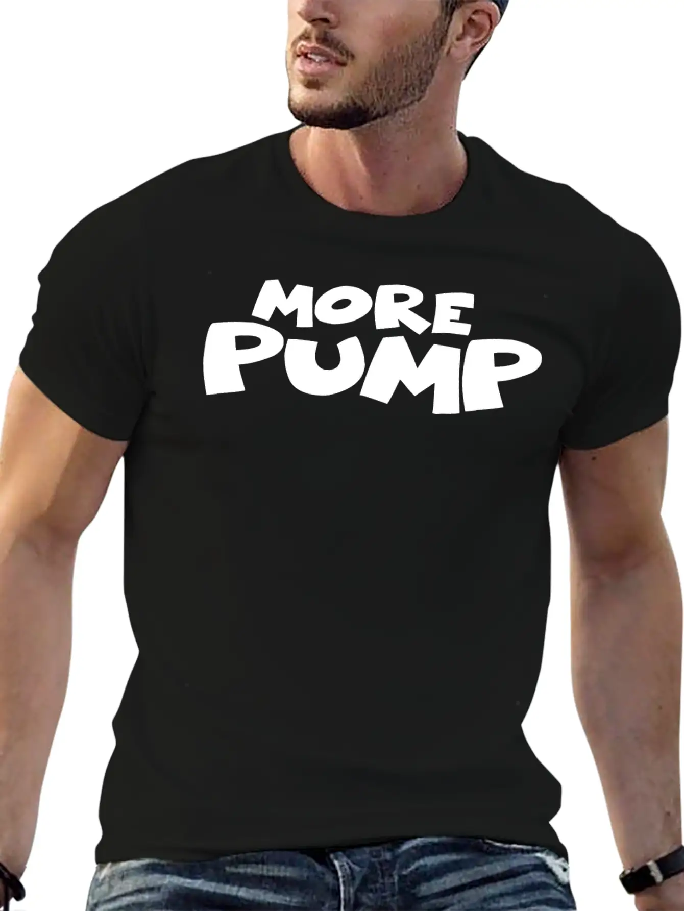 Gymwear More Pump Essential Cotton Tee For Daily Outfits – Unisex Style