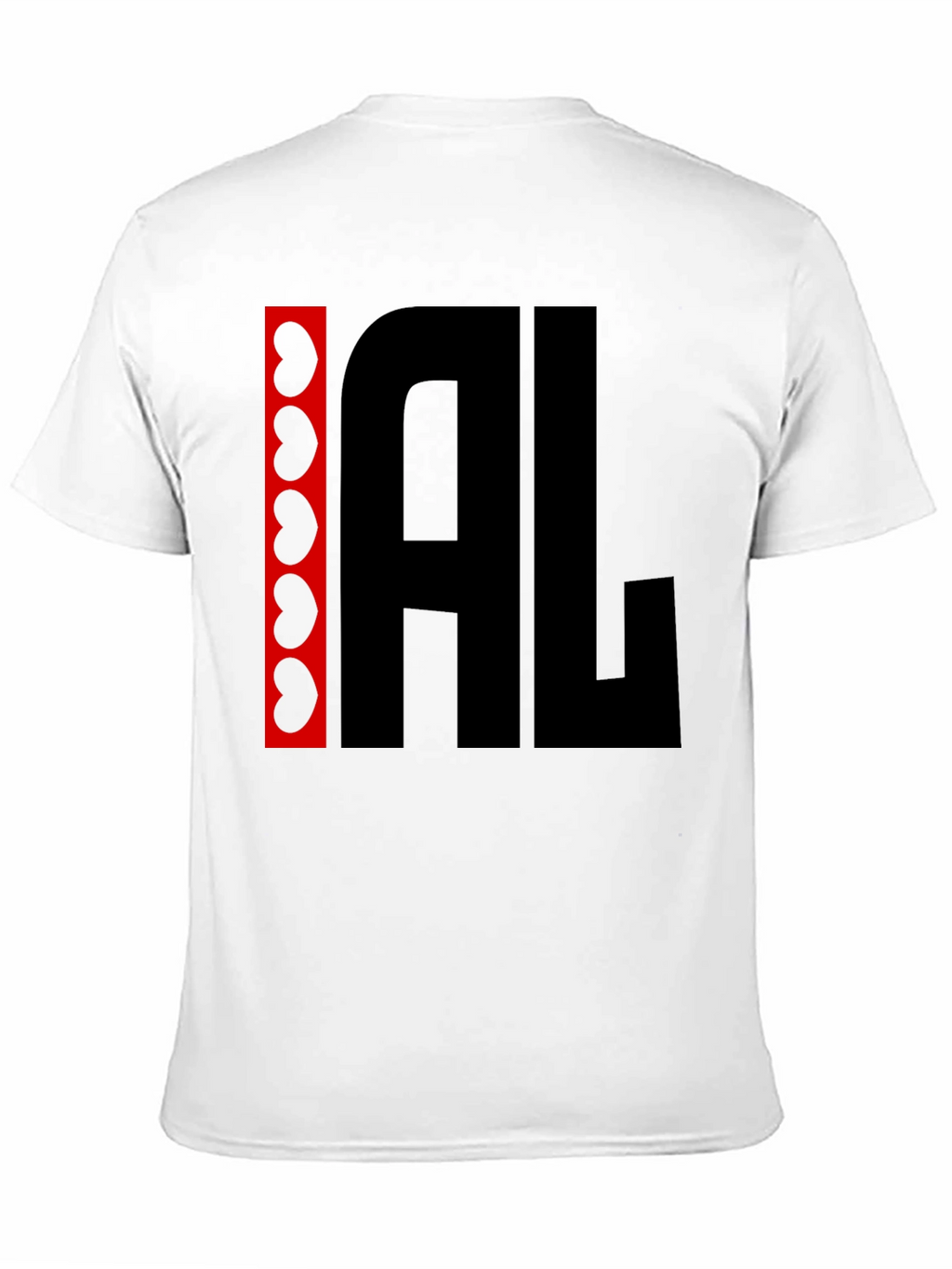 I Heart AL Graphic Tee - Black Cotton Shirt
