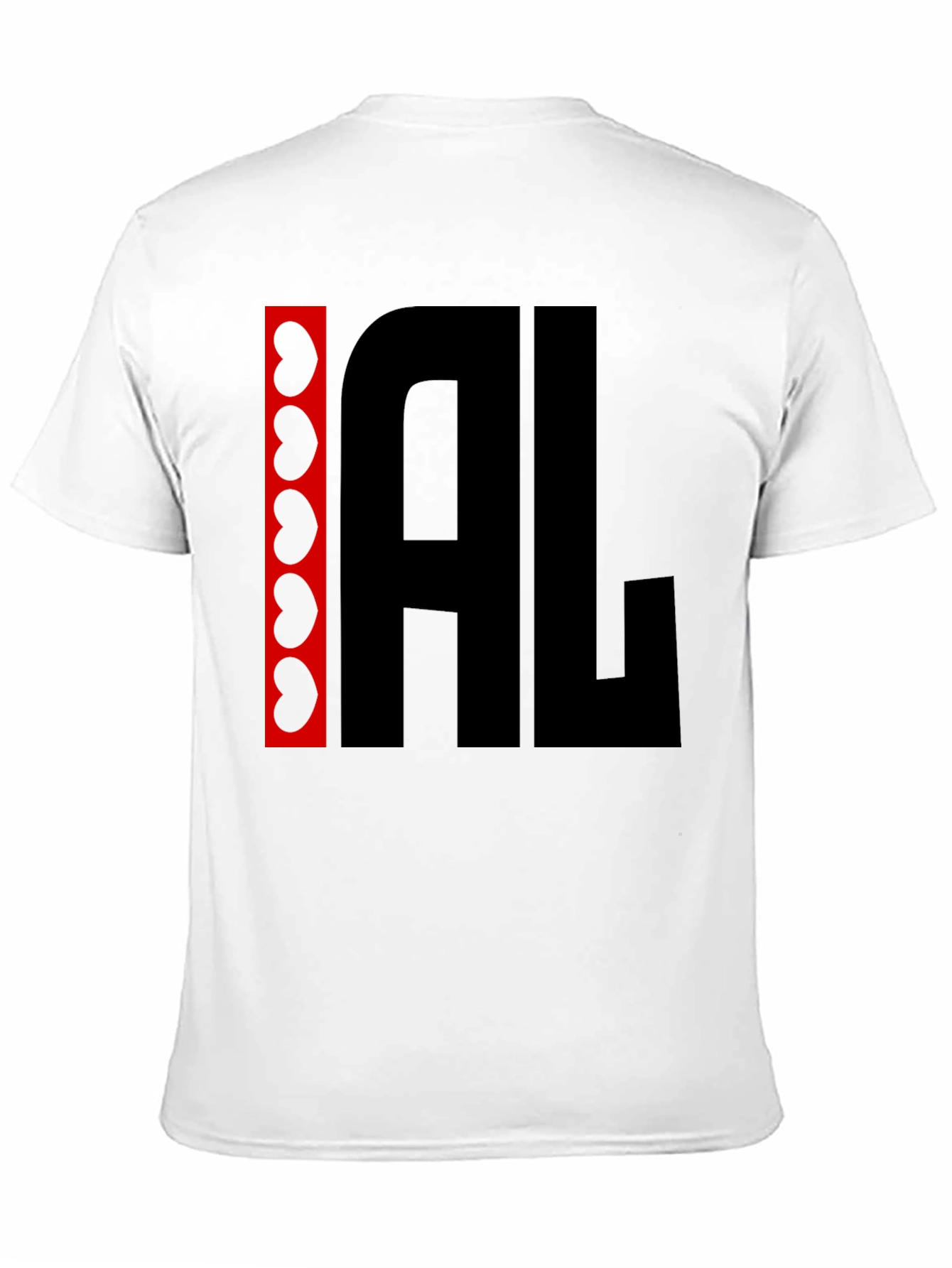 I Heart AL Graphic Tee - Black Cotton Shirt
