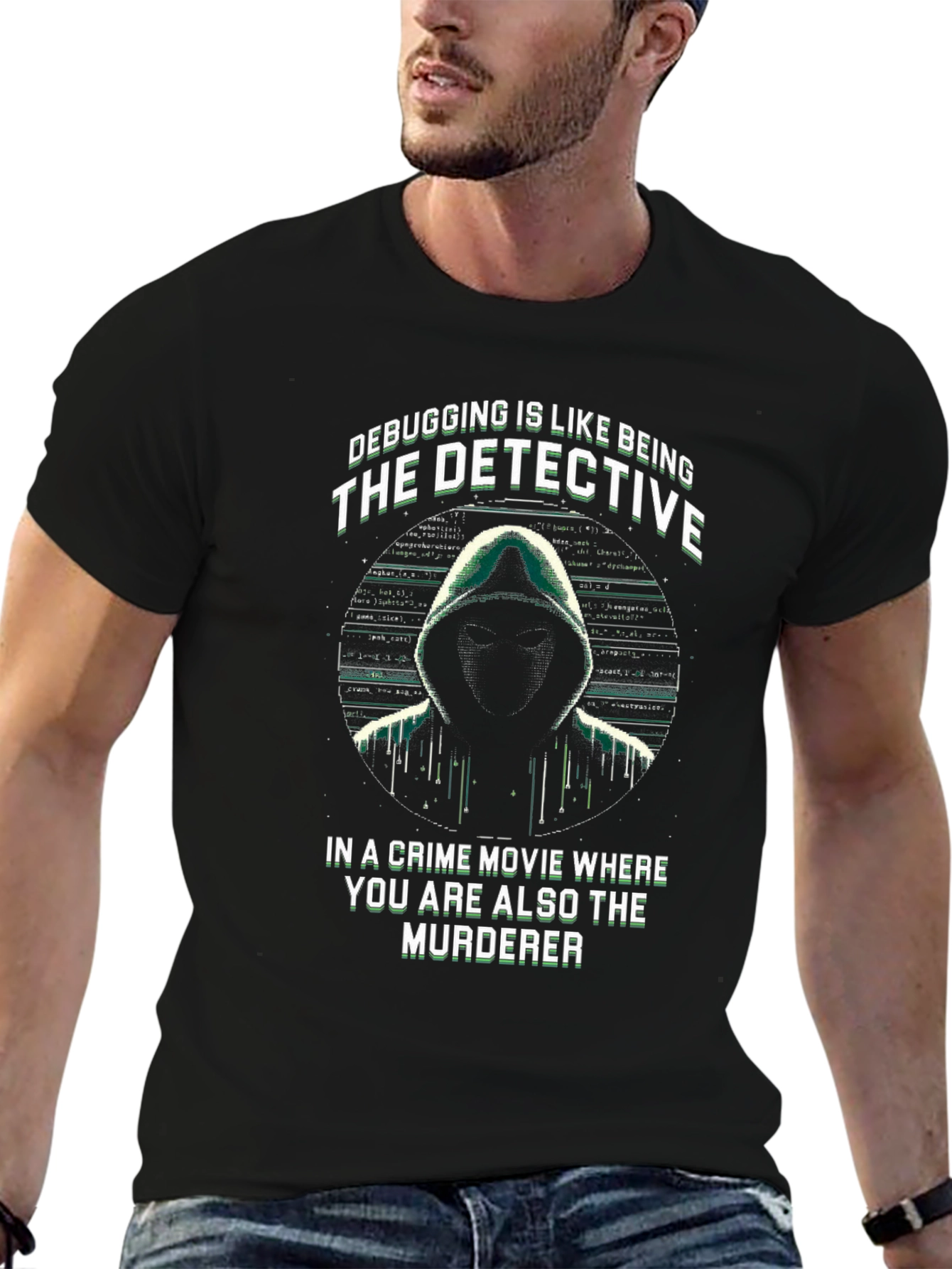 Debugging Detective T-Shirt - Programmer Humor Tee