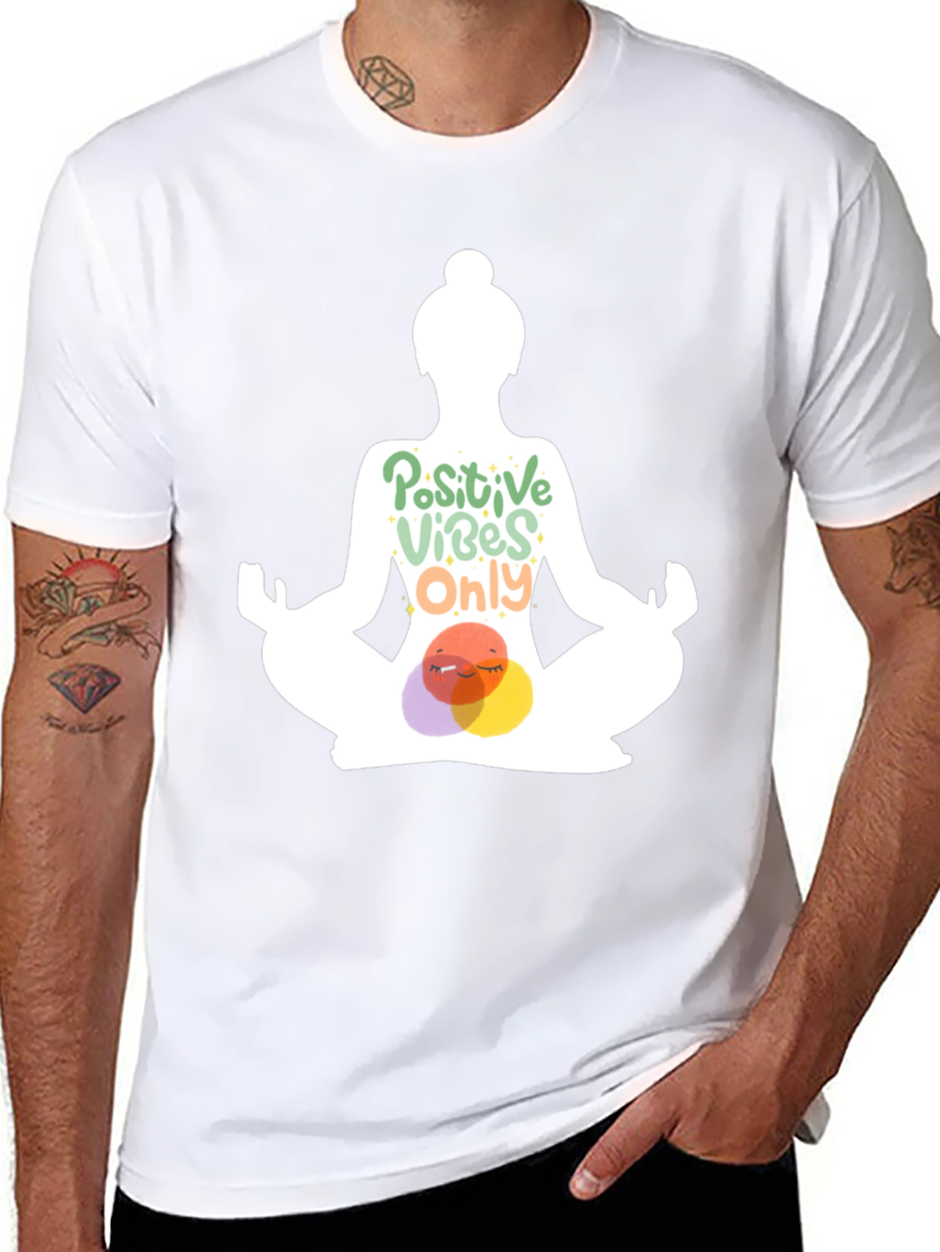 Positive Vibes Only Yoga T-Shirt