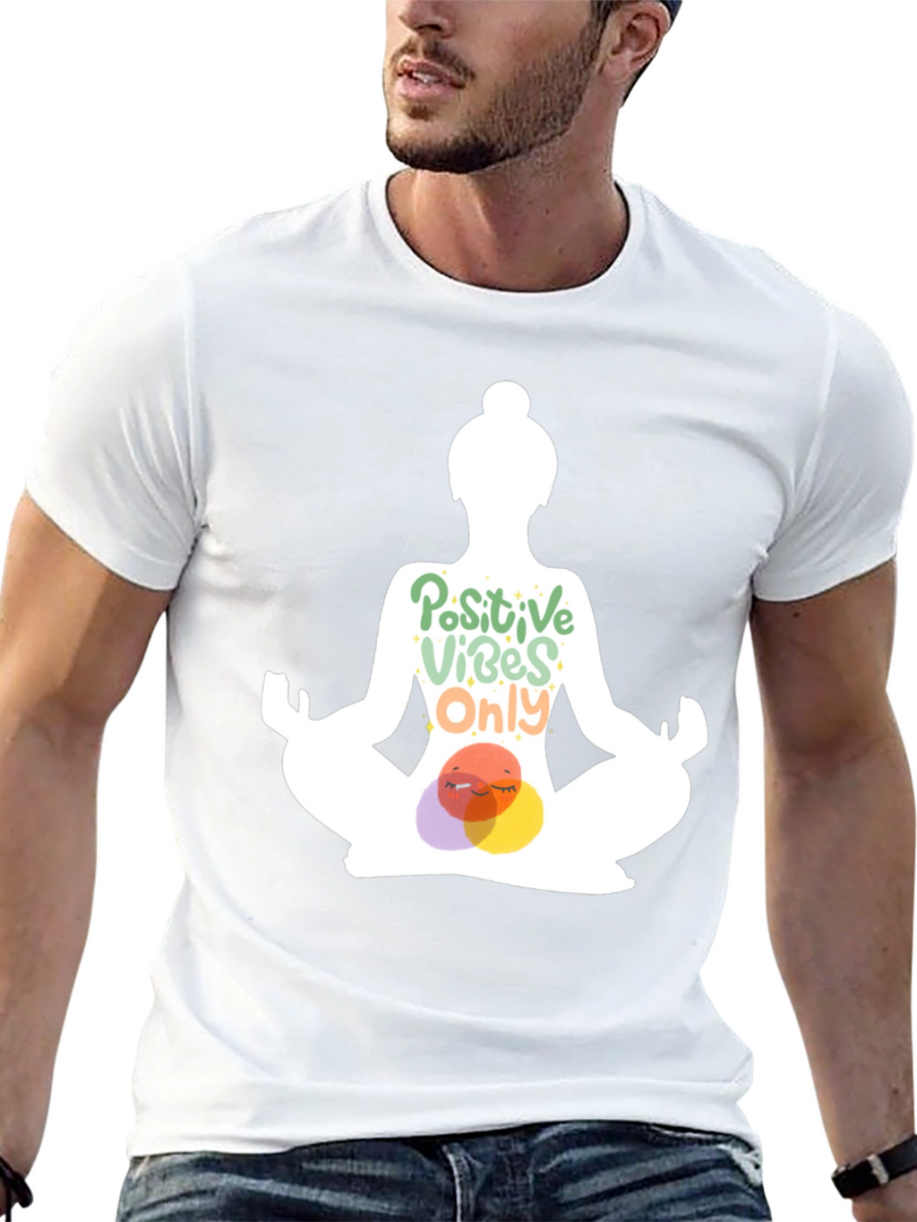 Positive Vibes Only Yoga T-Shirt