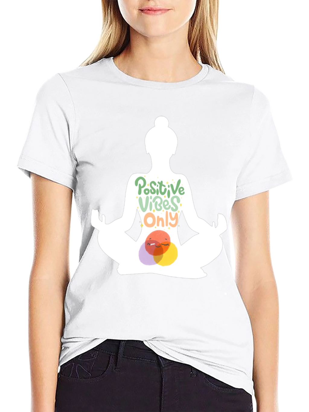 Positive Vibes Only Yoga T-Shirt