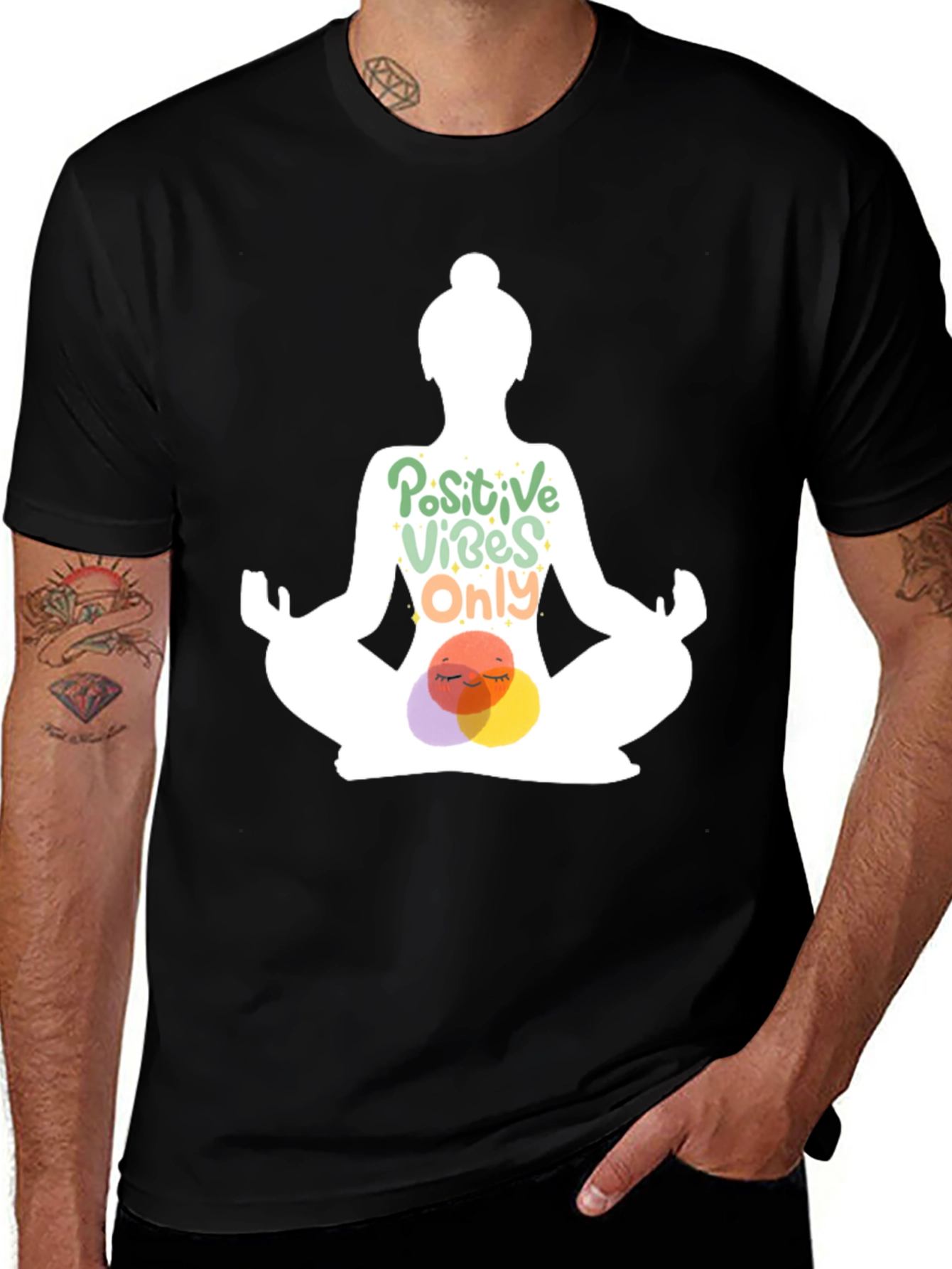 Positive Vibes Only Yoga T-Shirt