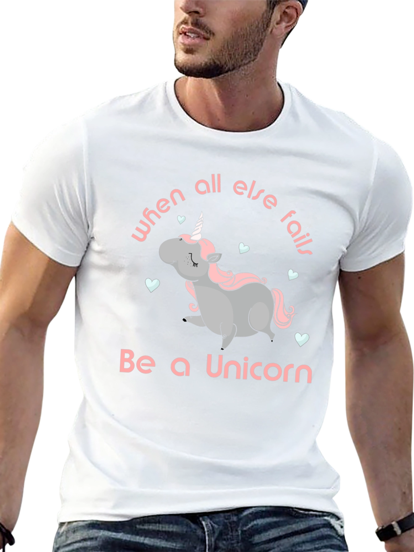 Be A Unicorn Graphic Tee - Quirky & Cute Comfort