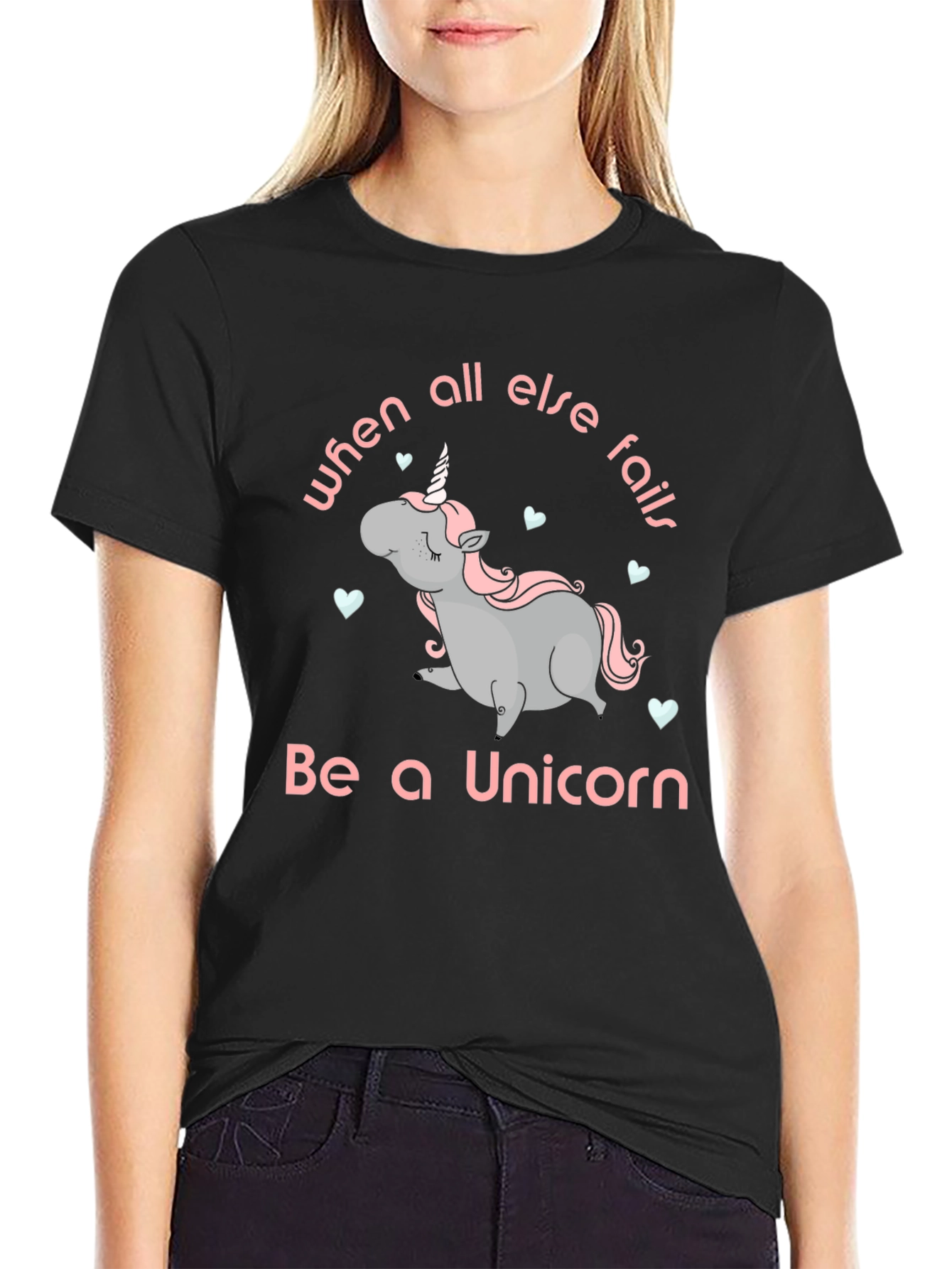 Be A Unicorn Graphic Tee - Quirky & Cute Comfort