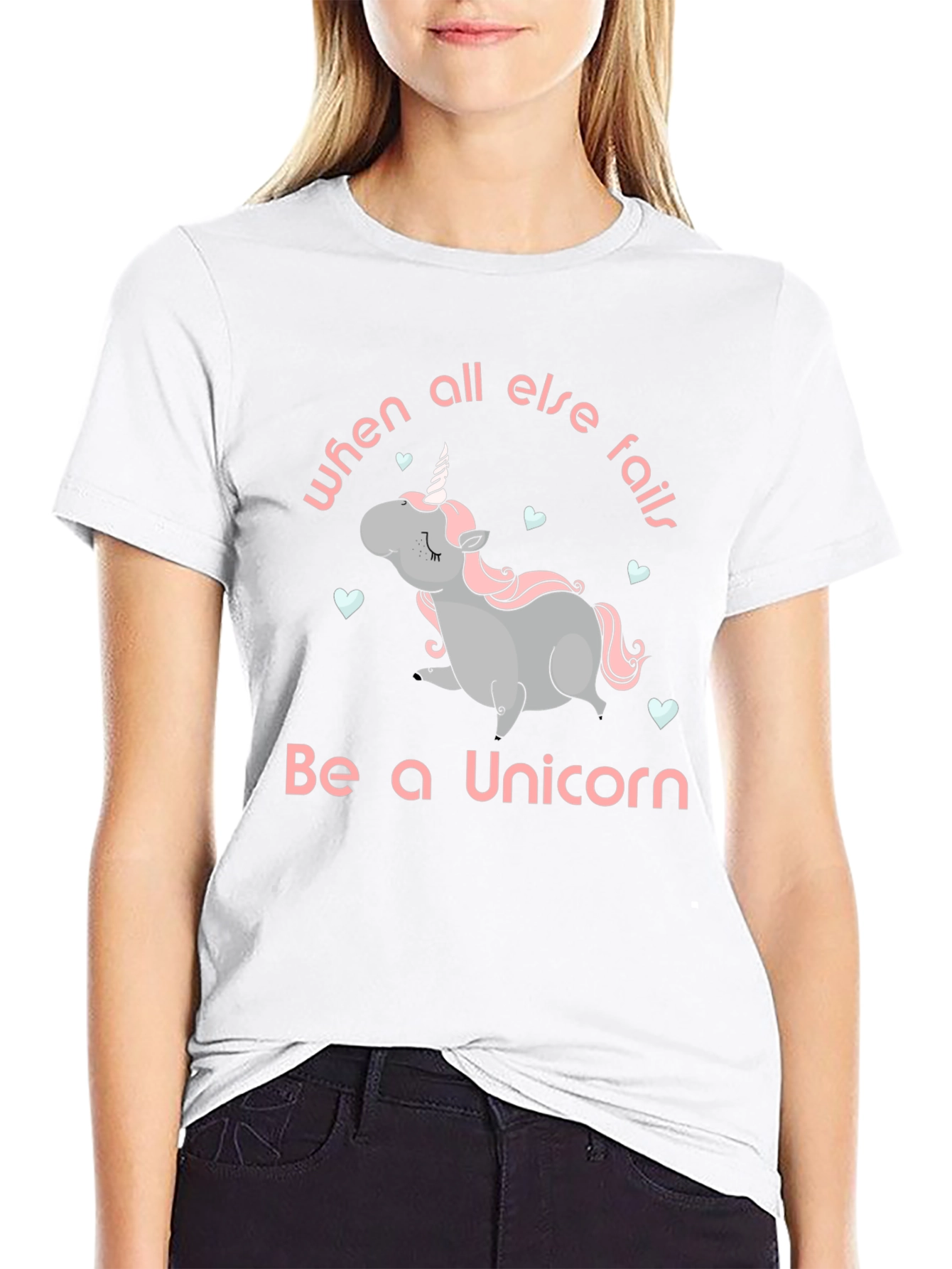 Be A Unicorn Graphic Tee - Quirky & Cute Comfort