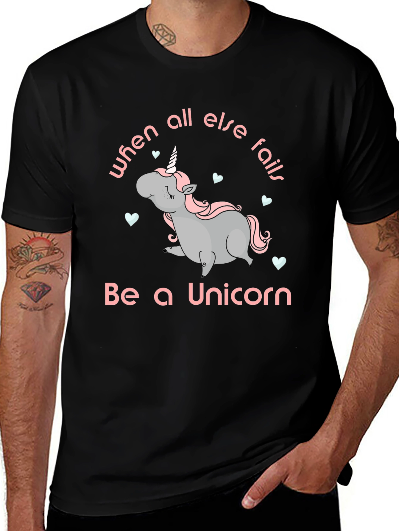 Be A Unicorn Graphic Tee - Quirky & Cute Comfort