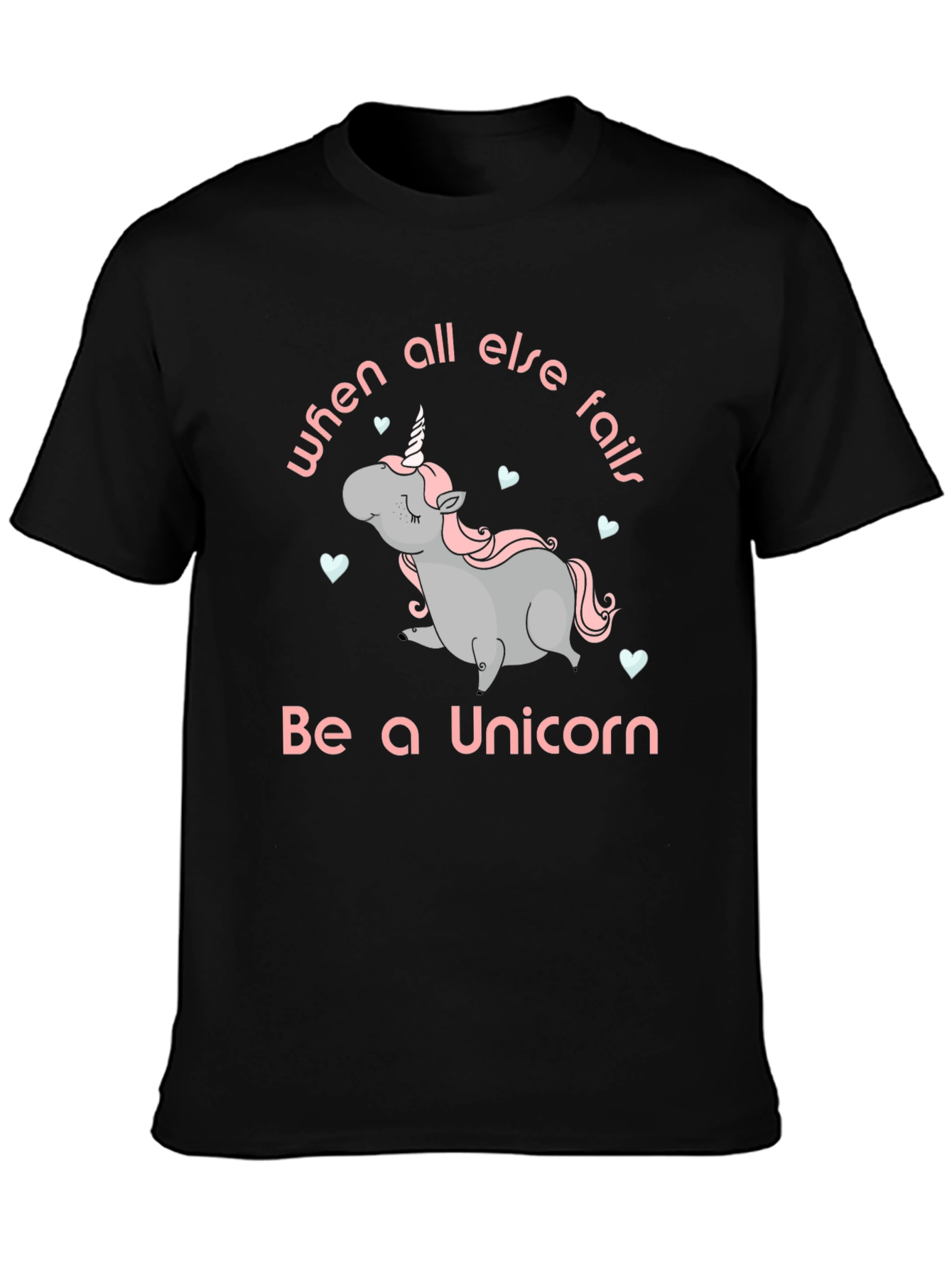 Be A Unicorn Graphic Tee - Quirky & Cute Comfort