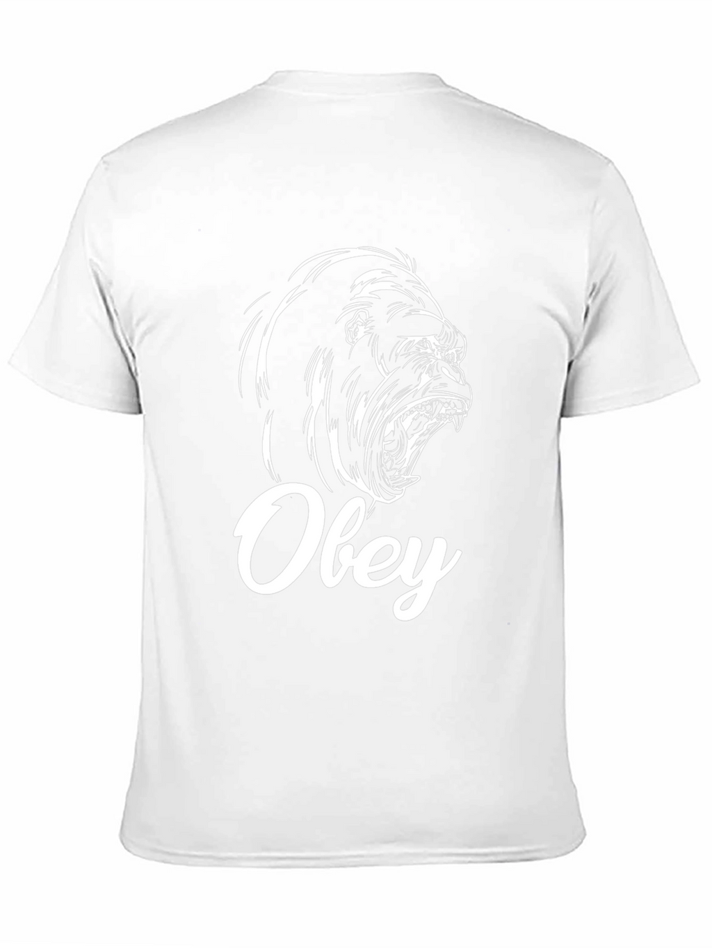 Obey Gorilla Graphic Print Black T-Shirt