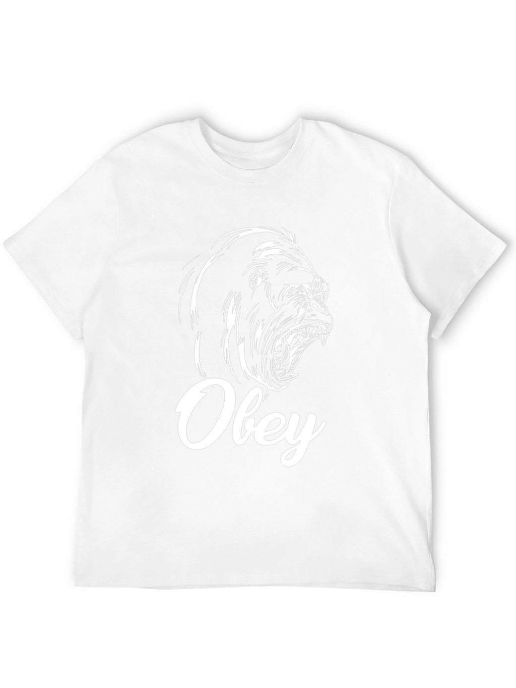 Obey Gorilla Graphic Print Black T-Shirt