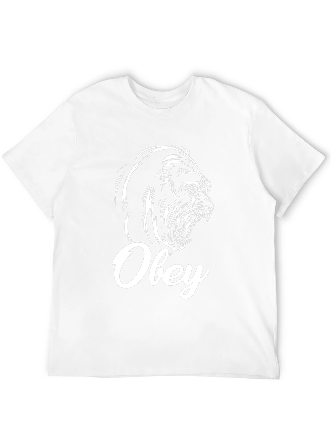 Obey Gorilla Graphic Print Black T-Shirt