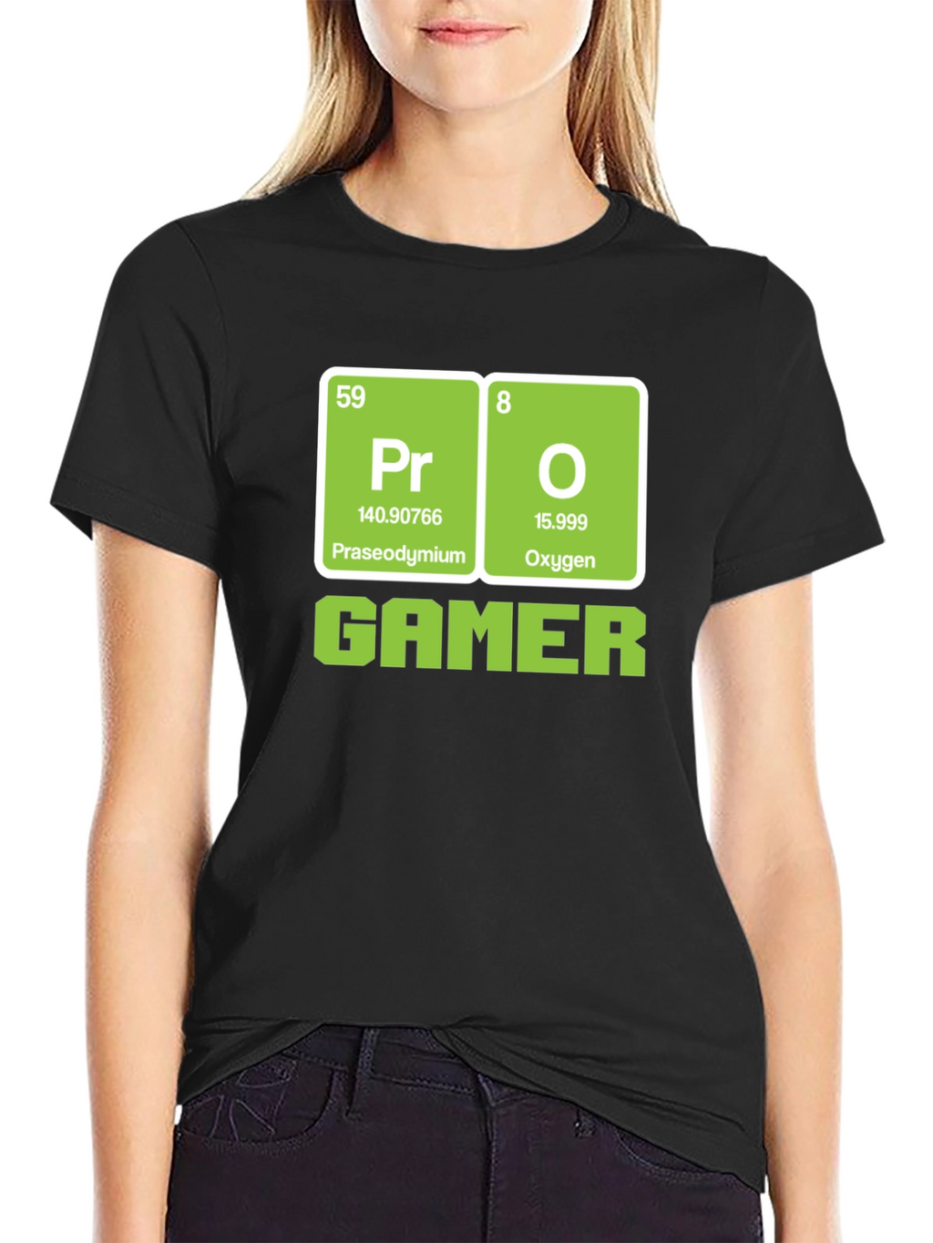 Pro Gamer Periodic Table T-Shirt - Black
