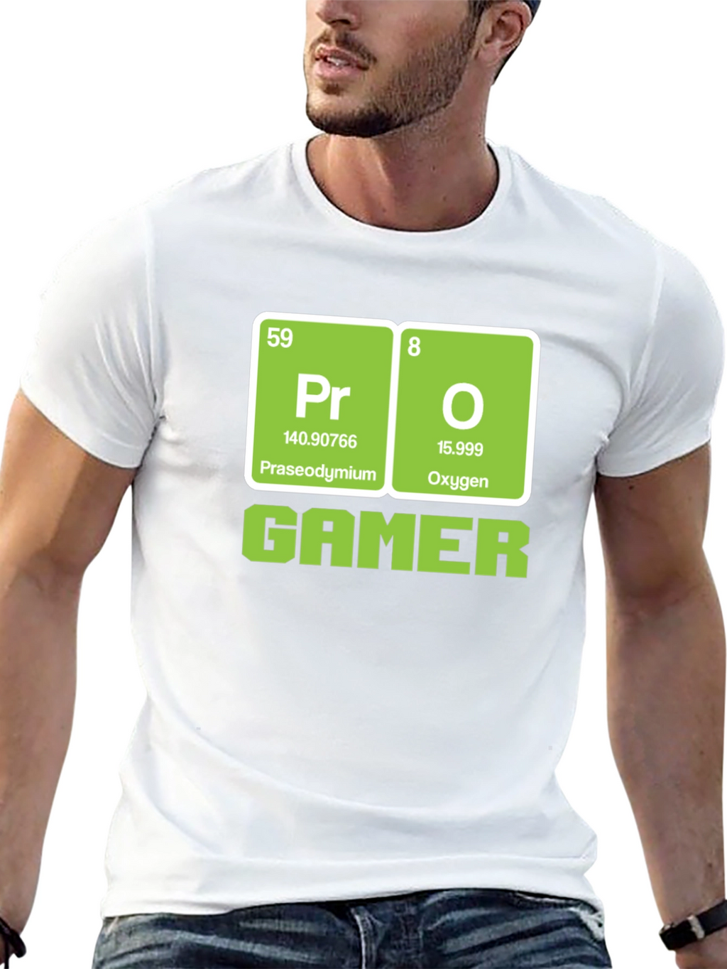 Pro Gamer Periodic Table T-Shirt - Black
