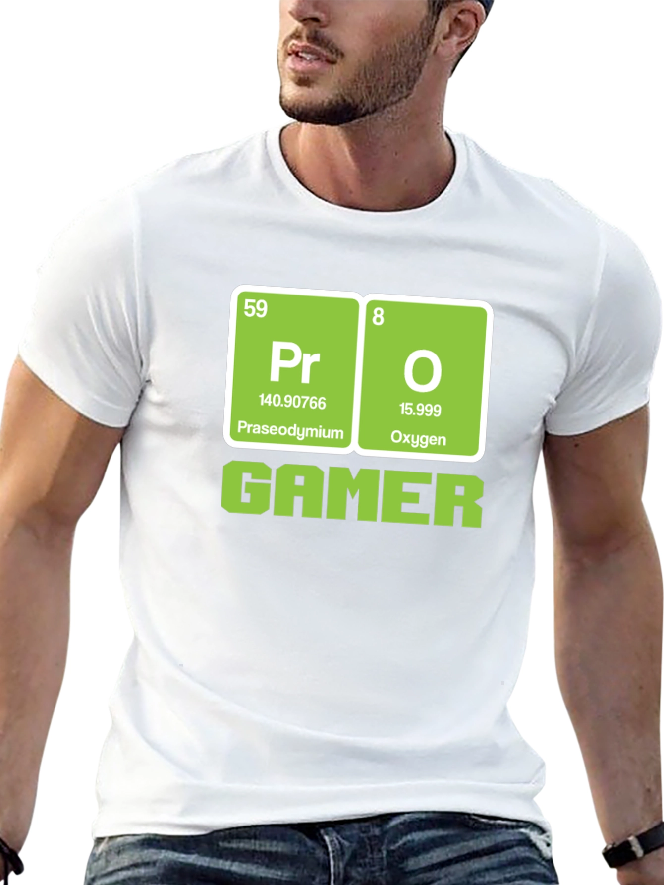 Pro Gamer Periodic Table T-Shirt - Black