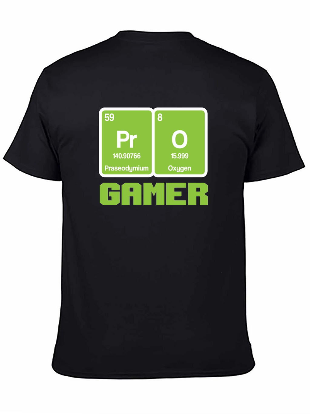 Pro Gamer Periodic Table T-Shirt - Black