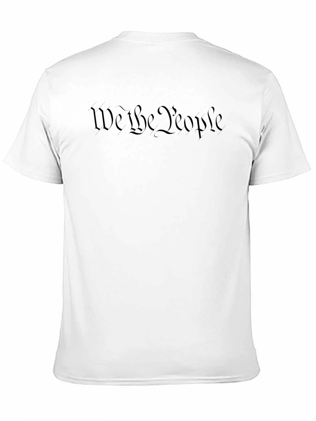 We The People Black Graphic Tee