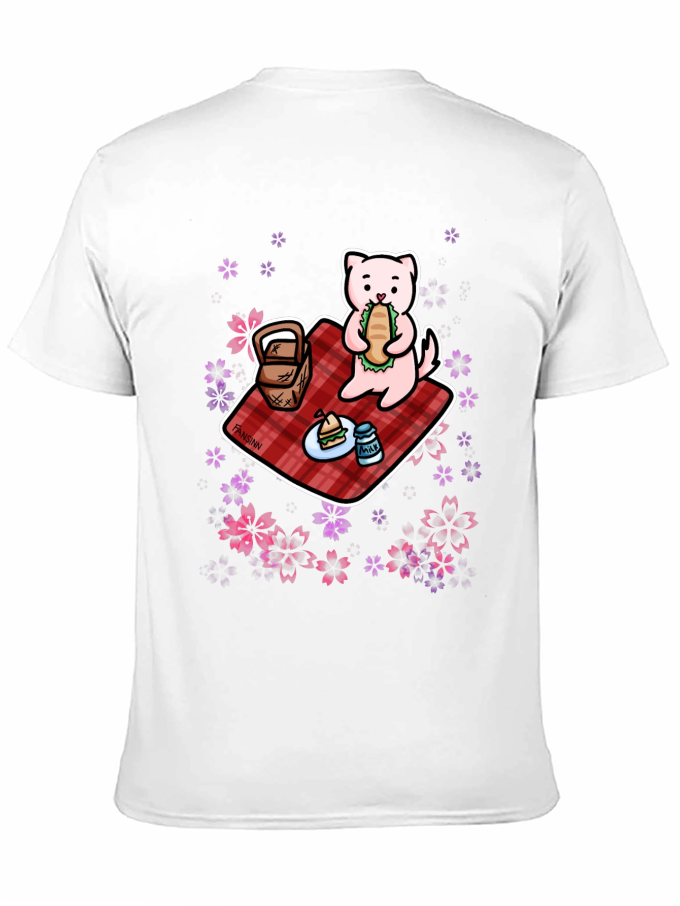 Cute Ferret Picnic Graphic Tee